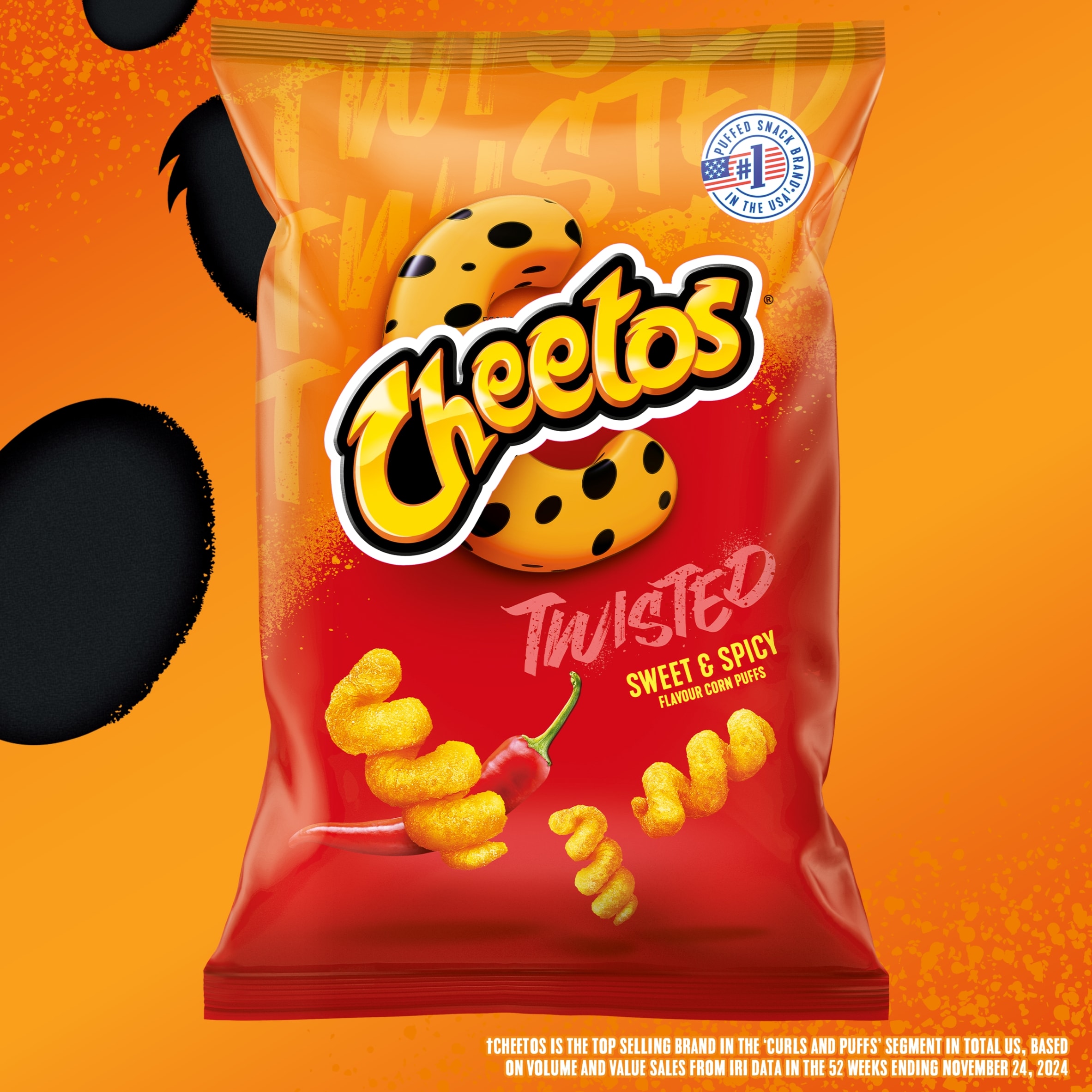 Cheetos Twisted Sweet & Spicy Sharing Bag Crisps 120g thumbnail 2