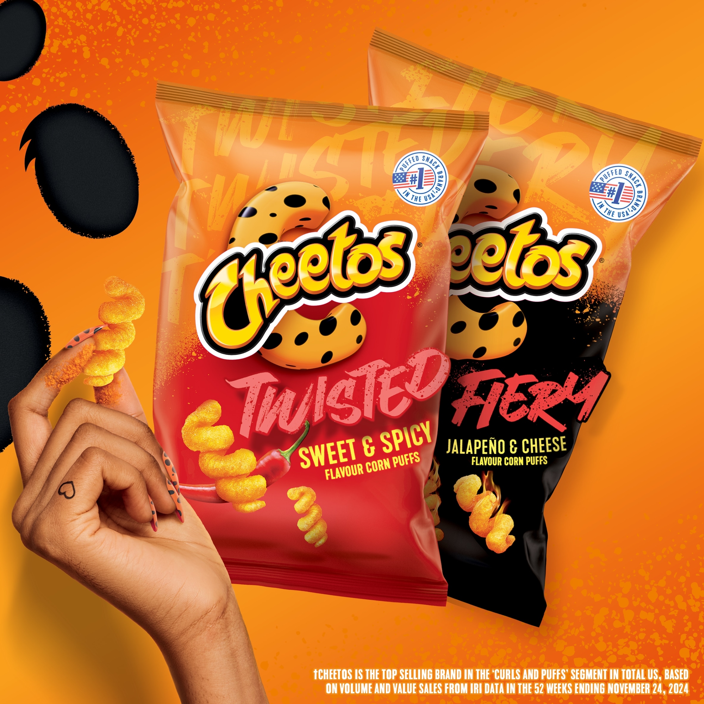 Cheetos Twisted Sweet & Spicy Sharing Bag Crisps 120g thumbnail 4