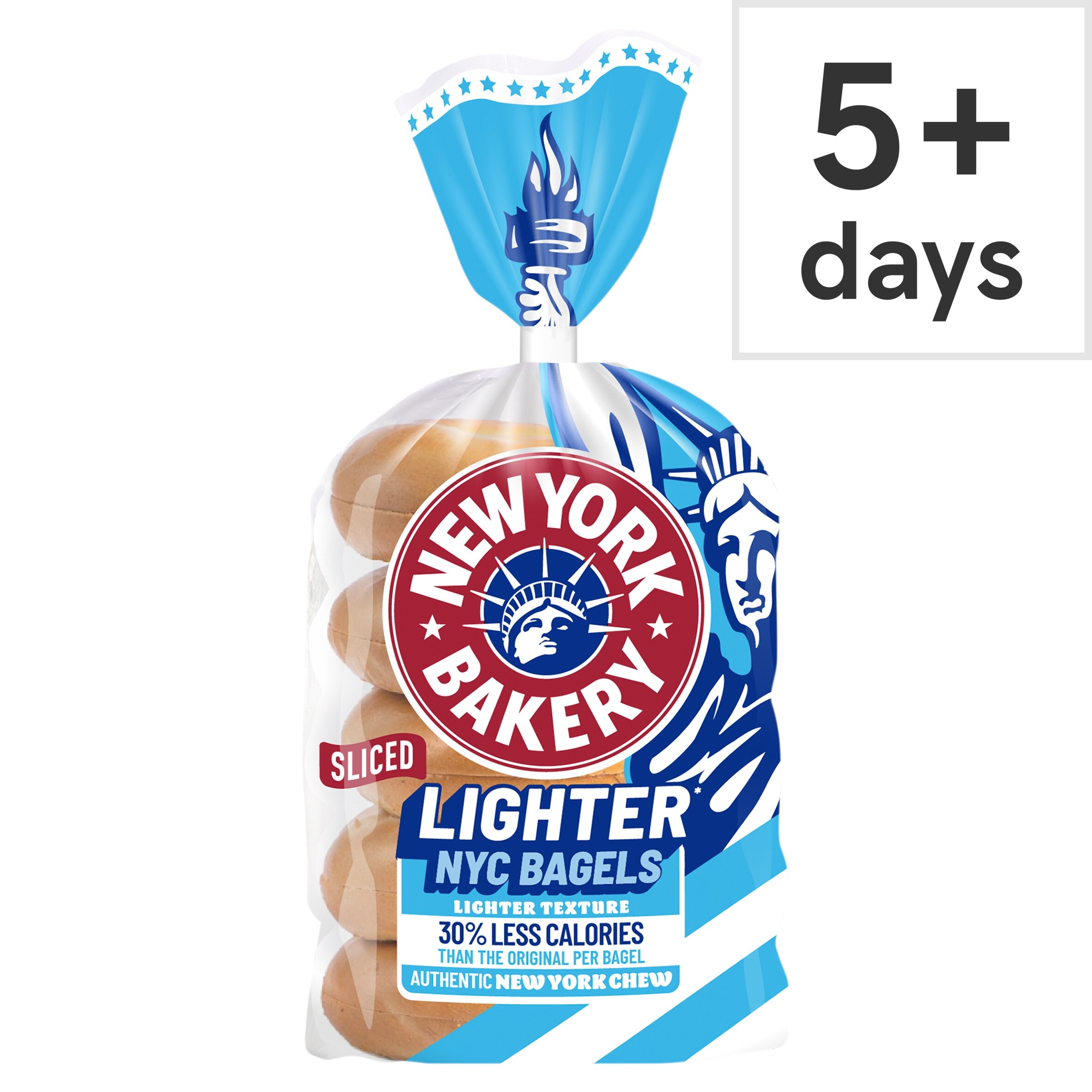 New York Bakery Co. Health and Wellness Bagels, Light