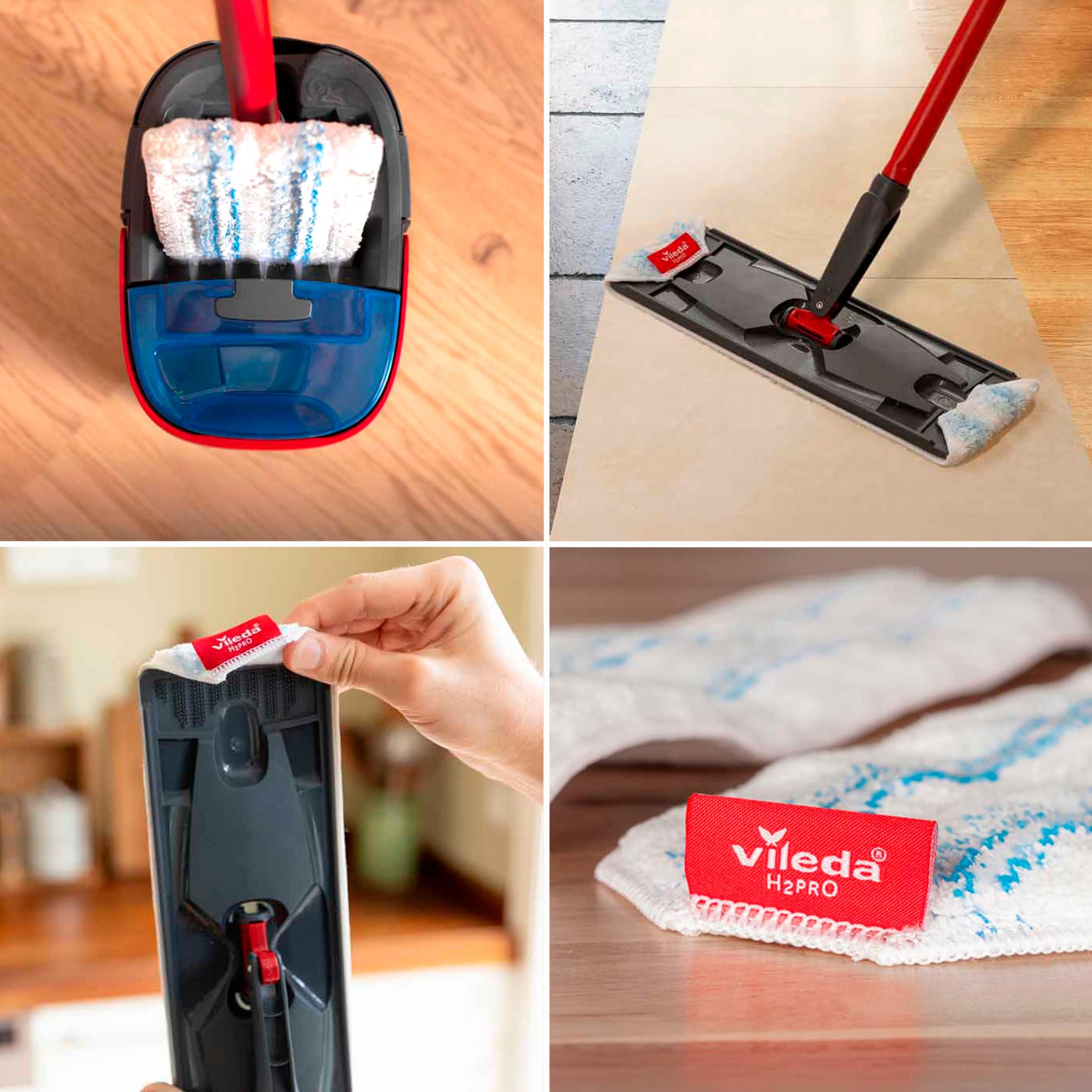 Vileda H2Pro Flat Mop Refill thumbnail 2
