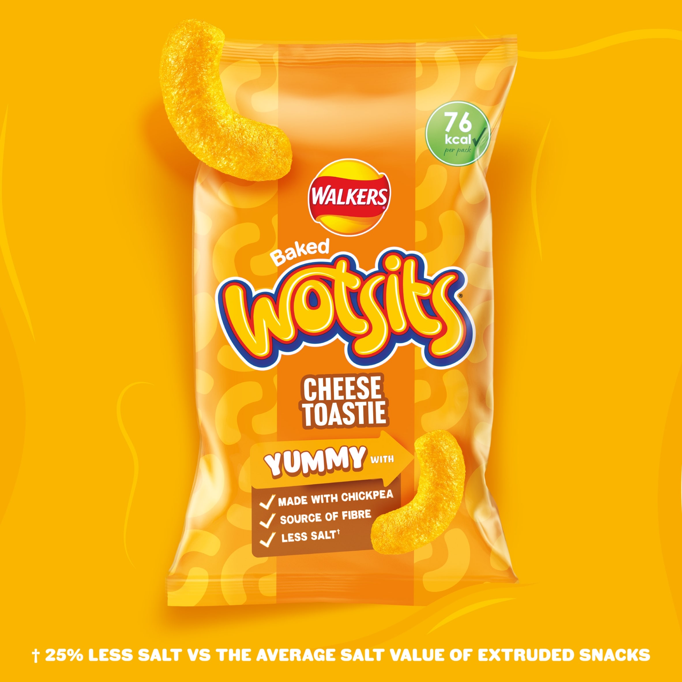 Walkers Wotsits Cheese Toastie Multipack Crisps 6 x 16g thumbnail 2