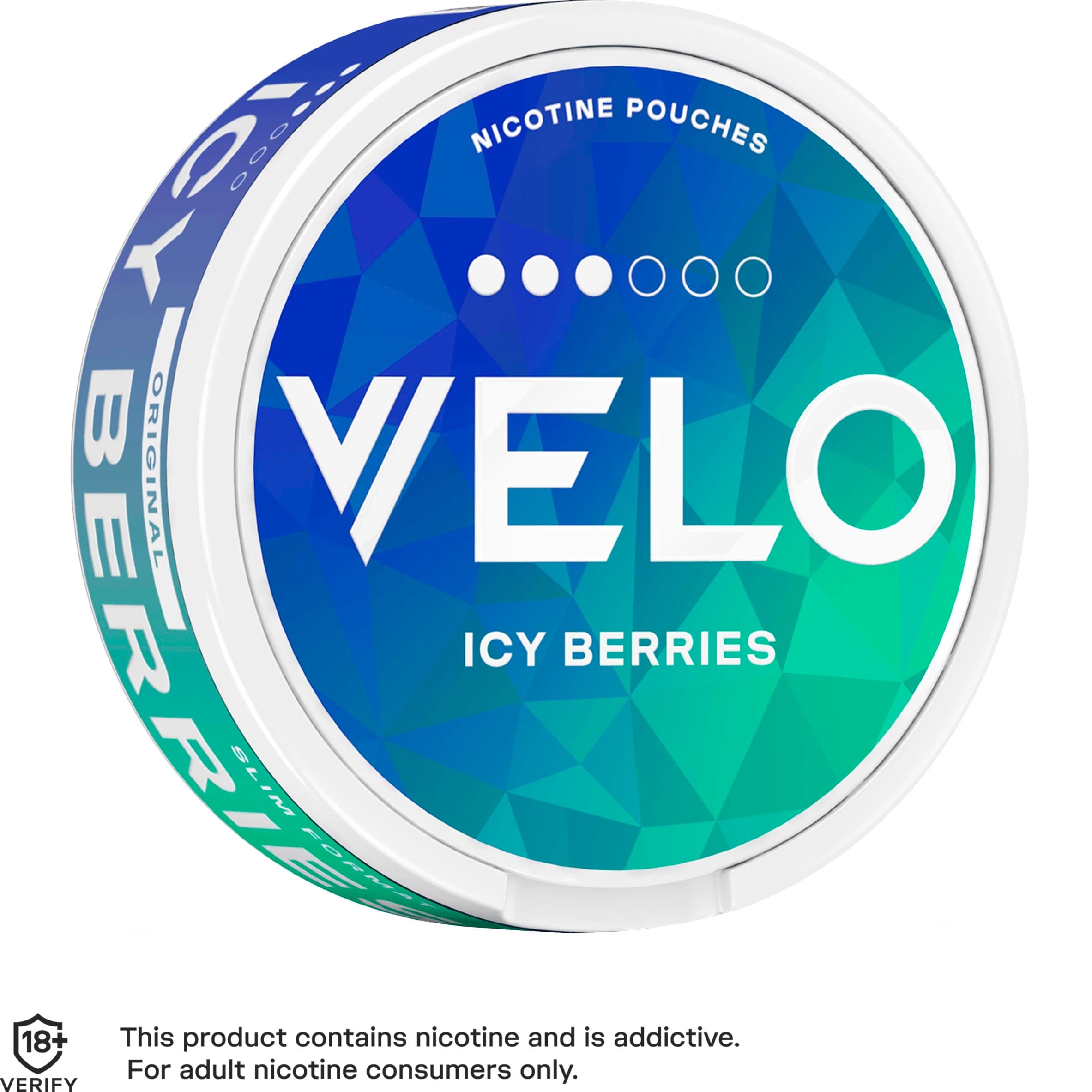 Velo Icy Berries 10mg Nicotine Pouches 20 Pack thumbnail 5