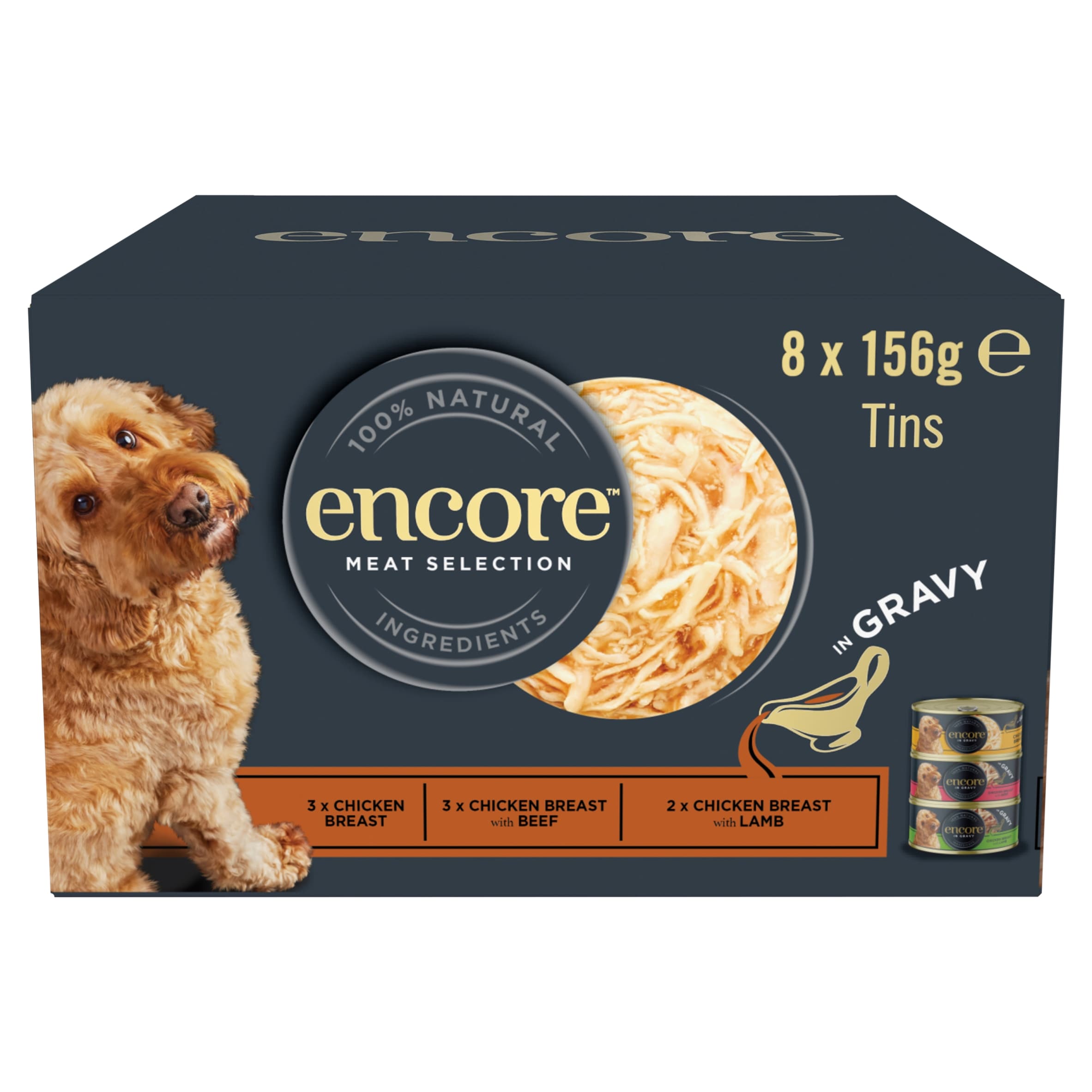 Encore Dog Meat Gravy Selection Tins