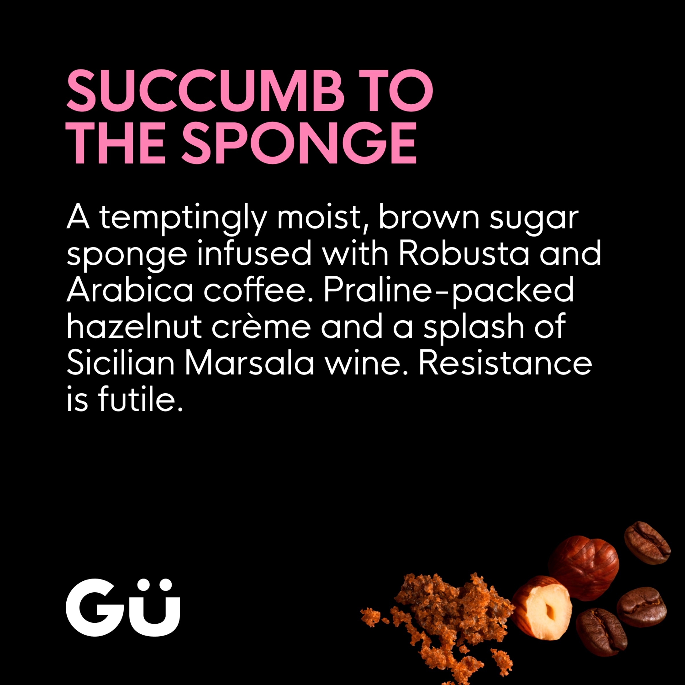 Gu Coffee & Hazelnut Sponge Cake Pots 2 x 65g thumbnail 4