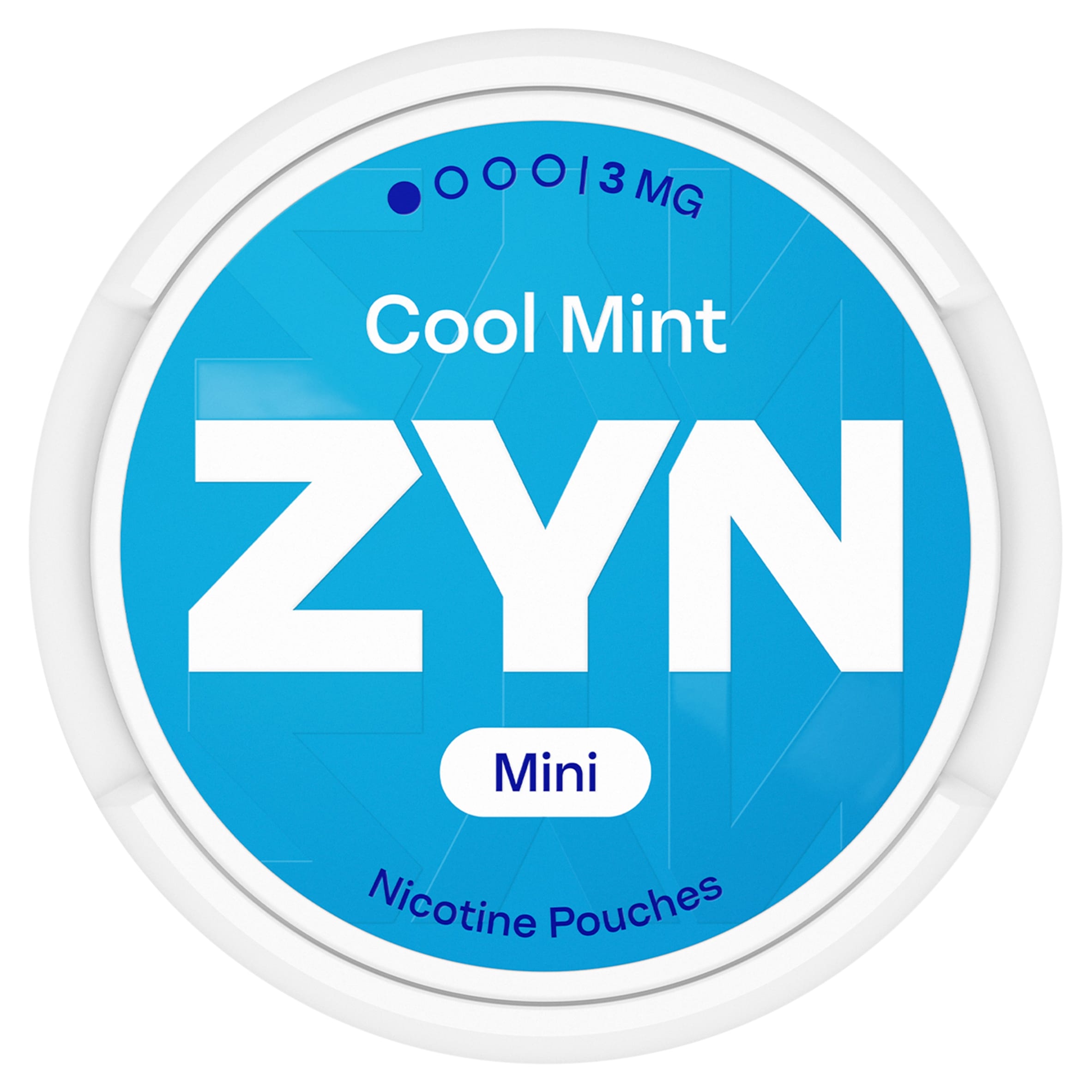 ZYN Cool Mint Mini Medium Nicotine 3mg x 20 Pouches 8g