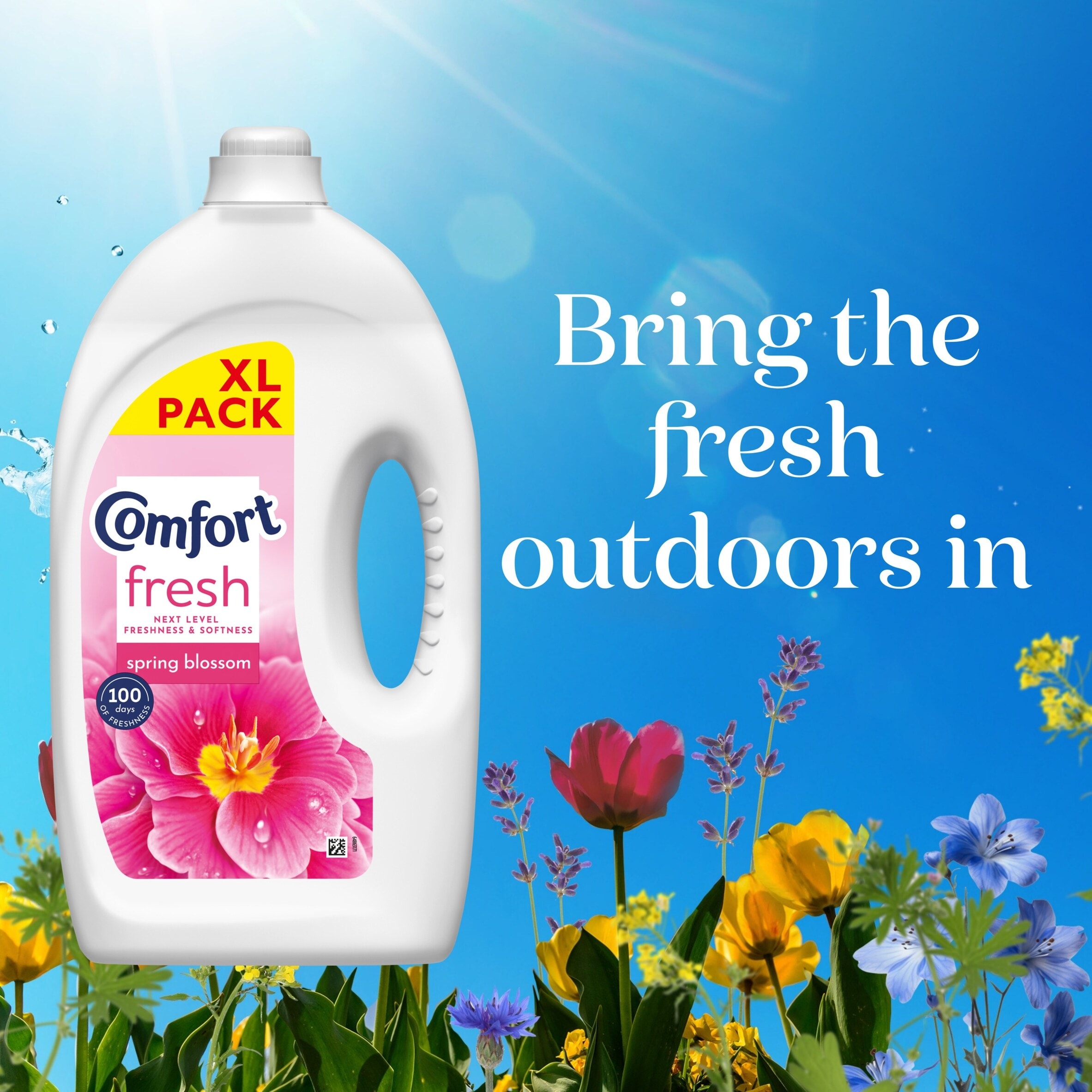 Comfort Fabric Conditioner Spring Blossom 80 Washes 2400ml thumbnail 2