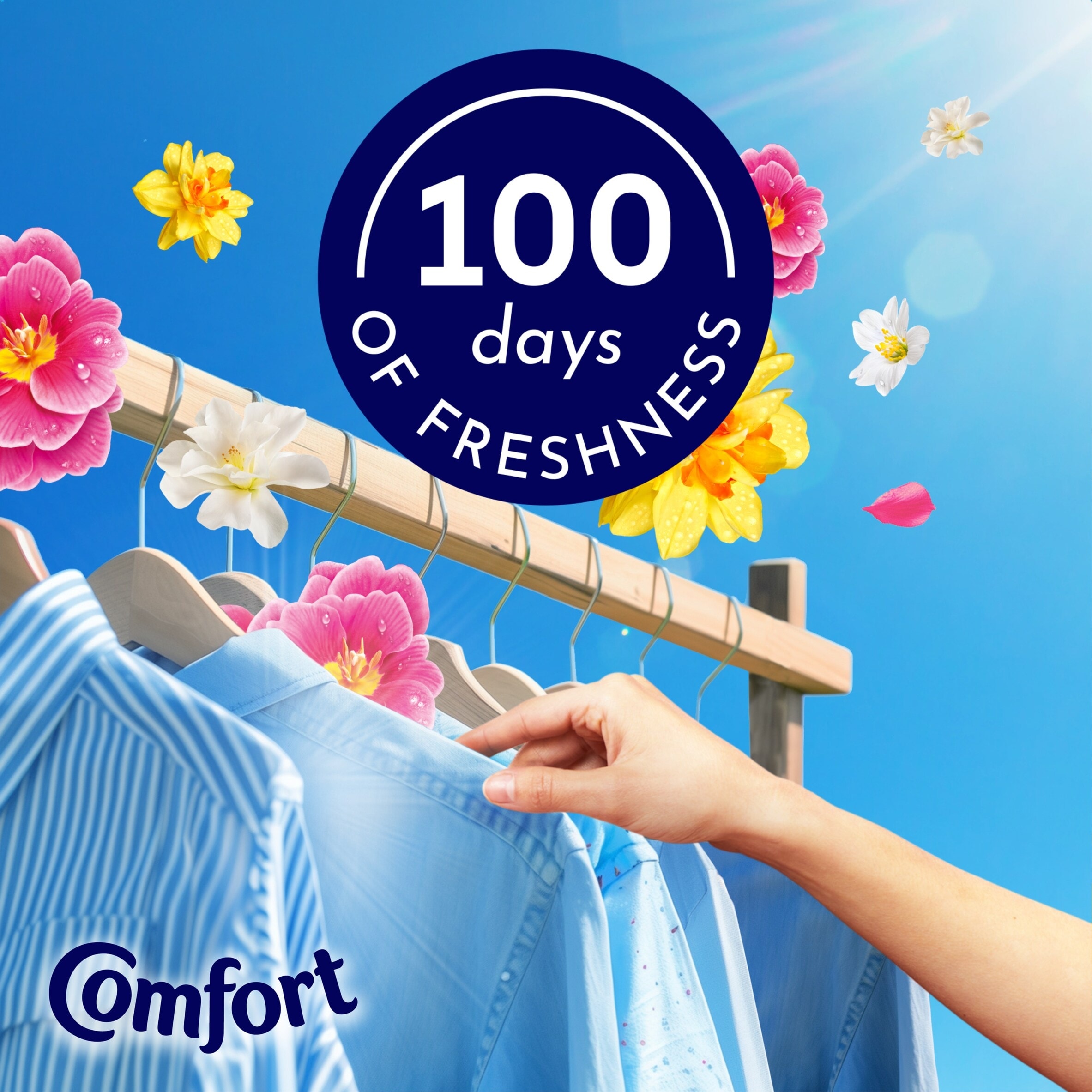 Comfort Fabric Conditioner Spring Blossom 80 Washes 2400ml thumbnail 3