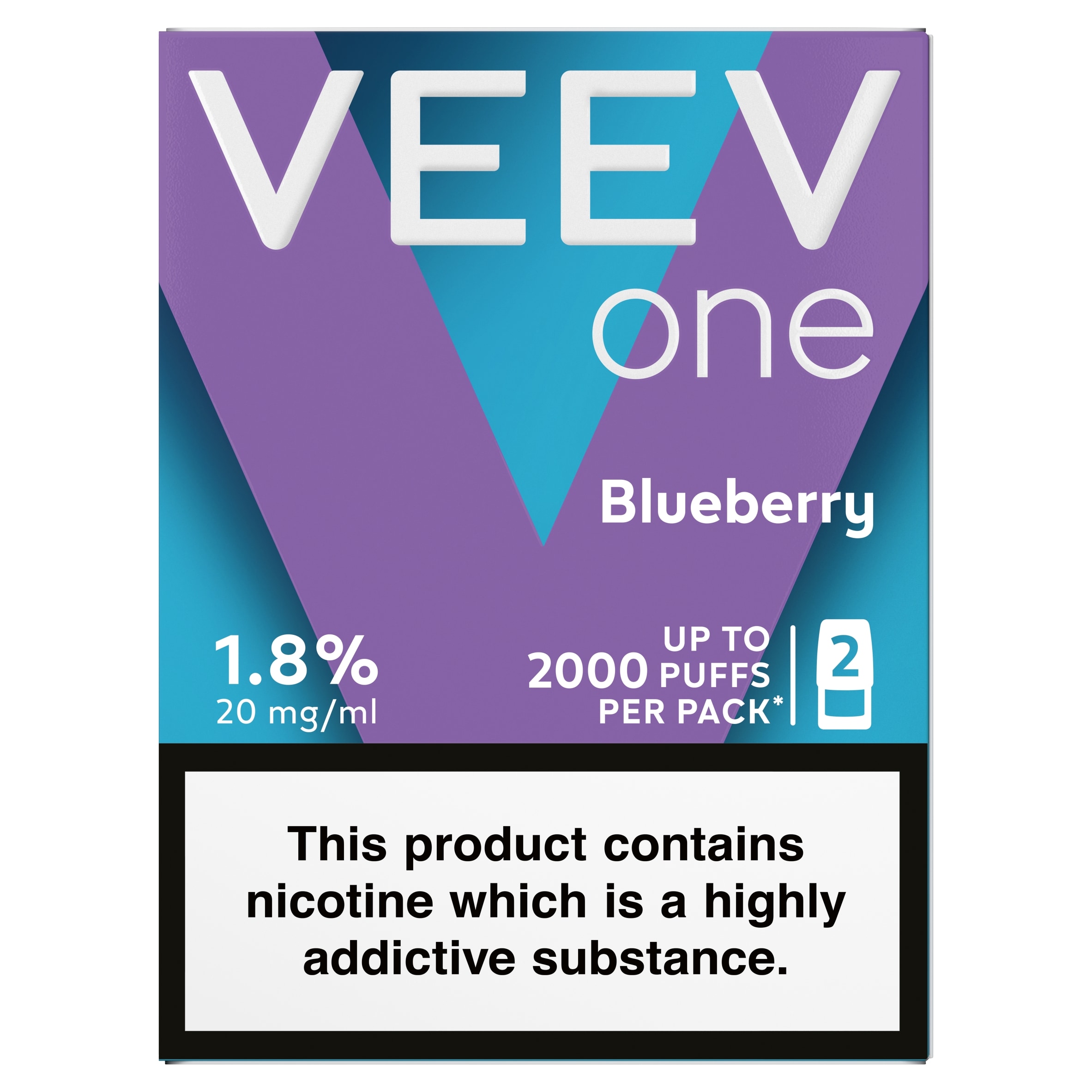 VEEV ONE BLUEBERRY 20mg/ml 2x2ml