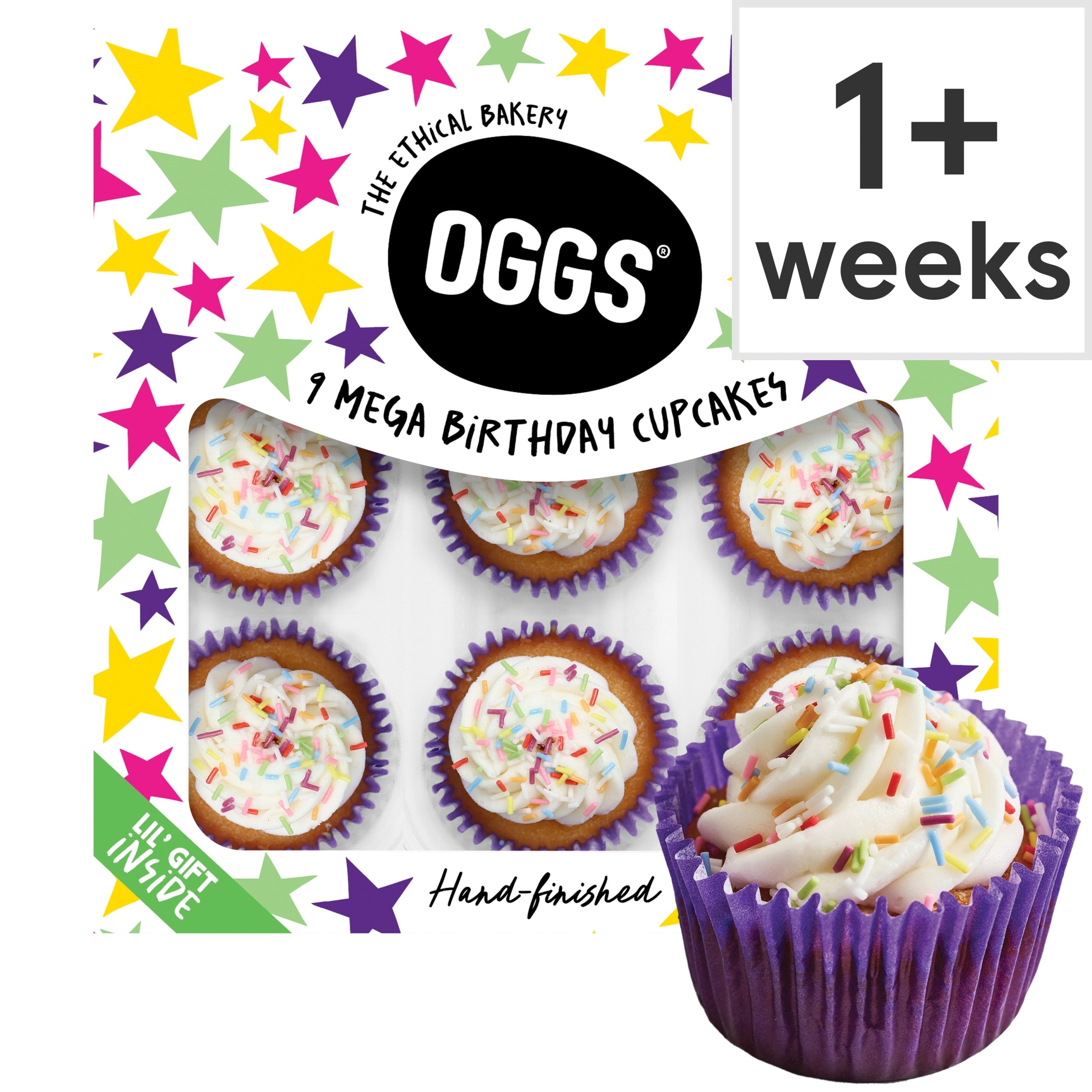 OGGS Mega Birthday Cupcakes 9pk