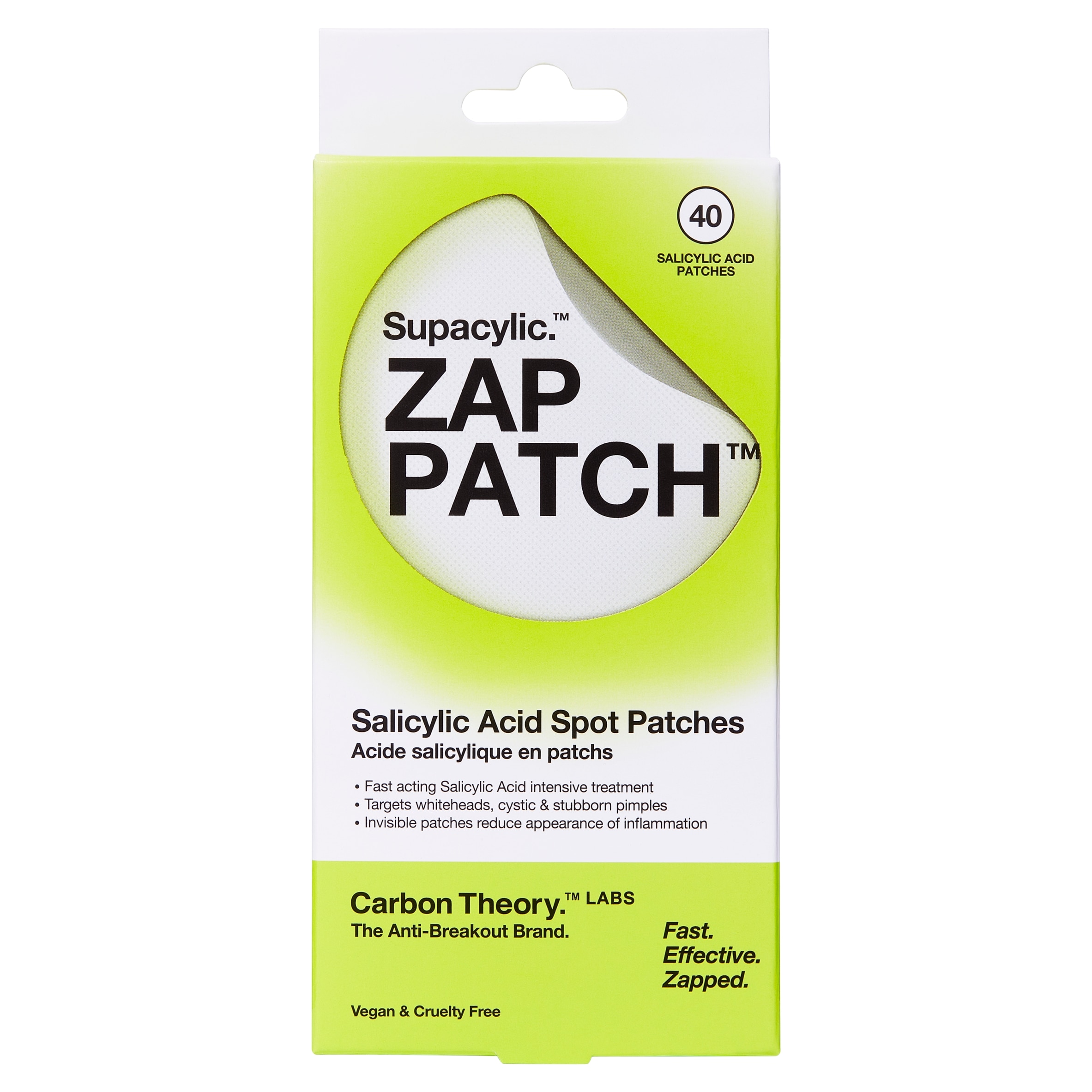 Carbon Theory Zap Patch Salicylic Acid Spot Patches (40 patches)