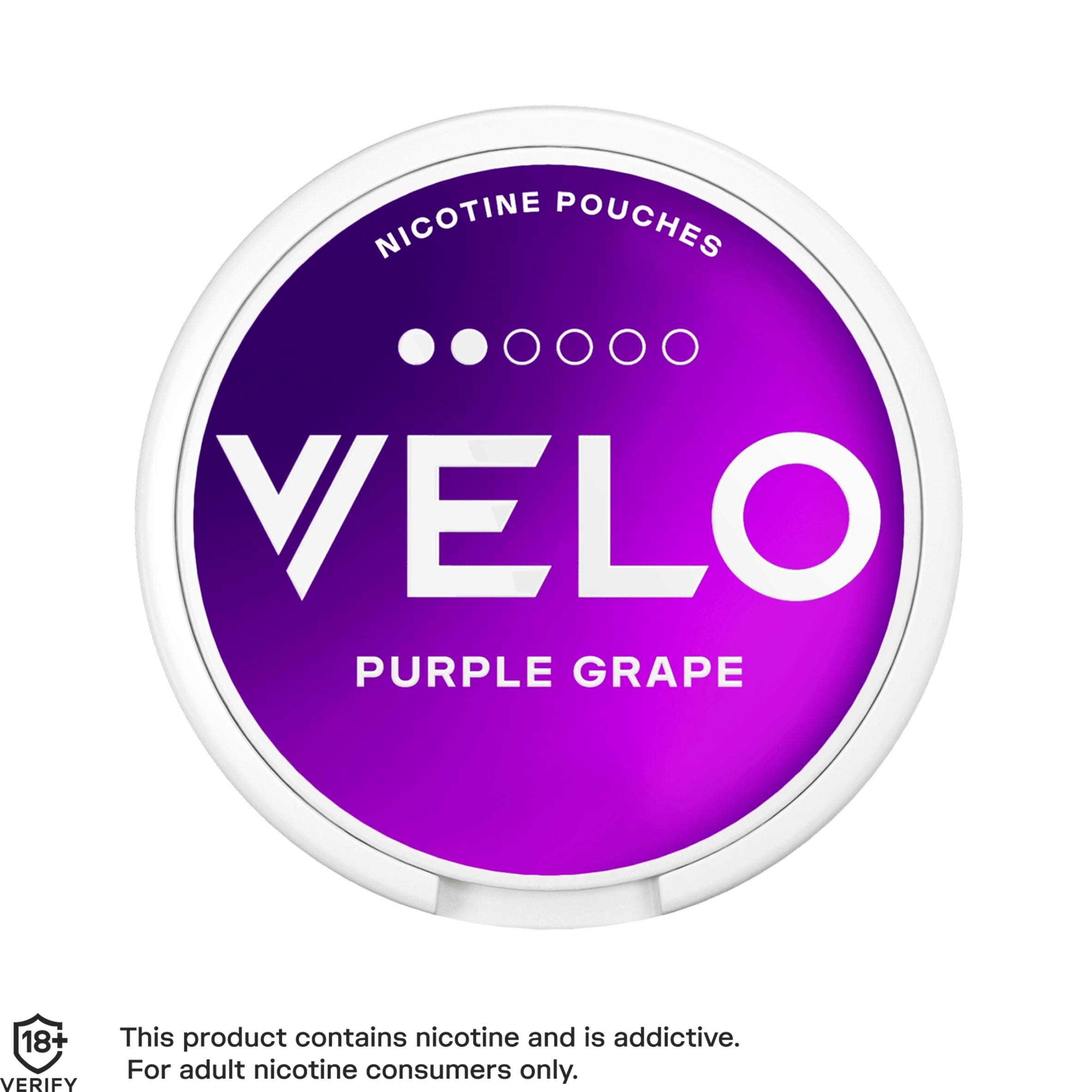 Velo Purple Grape 6mg Nicotine Pouches 15 Pack 6.3g thumbnail 2