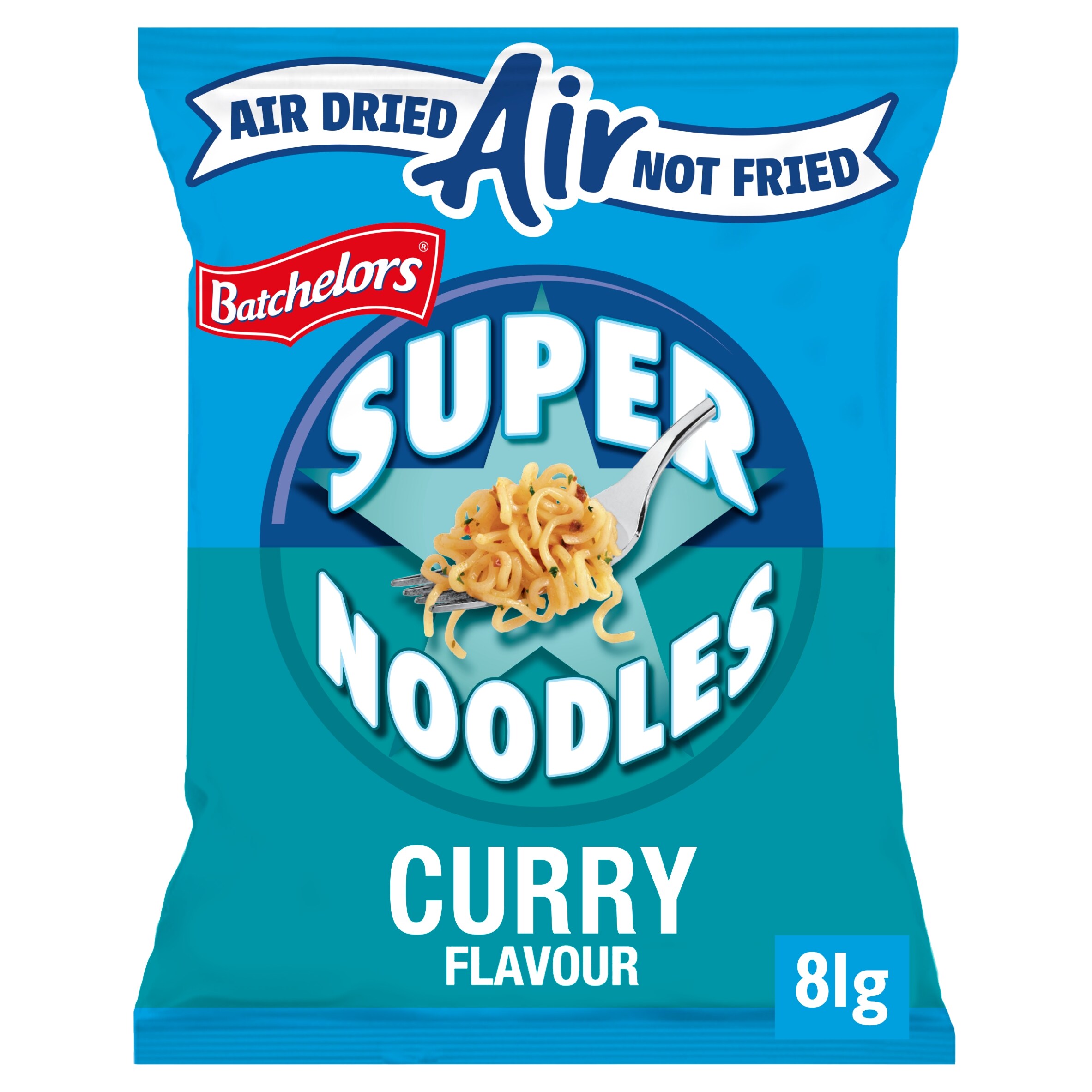 Batchelors Super Noodles Air Dried Low Fat Curry Instant Noodles 81g thumbnail 2