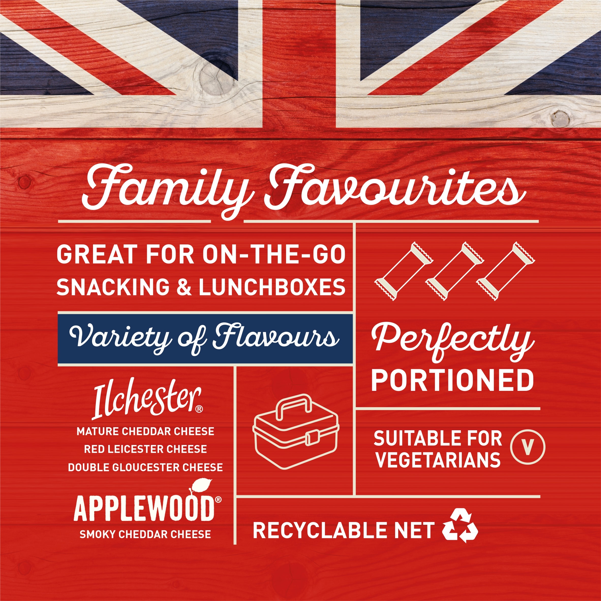 Ilchester Family Favourites Cheese Selection 150g thumbnail 3