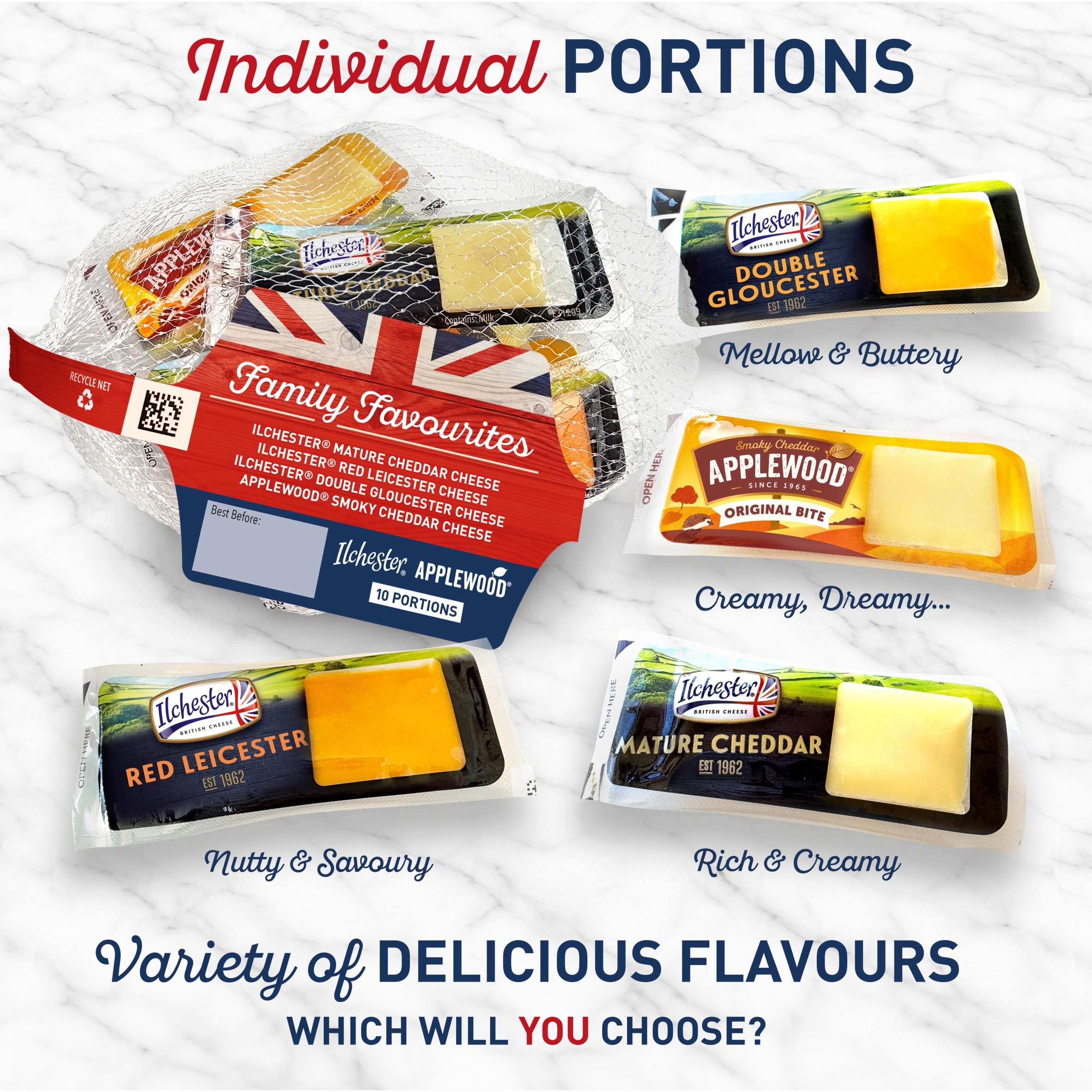 Ilchester Family Favourites Cheese Selection 150g thumbnail 4