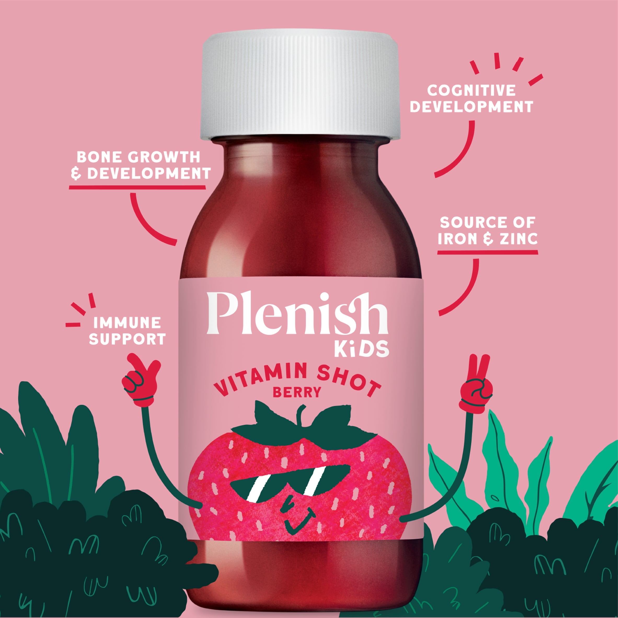 Plenish Kids Berry Vitamin Shot 60ml thumbnail 3