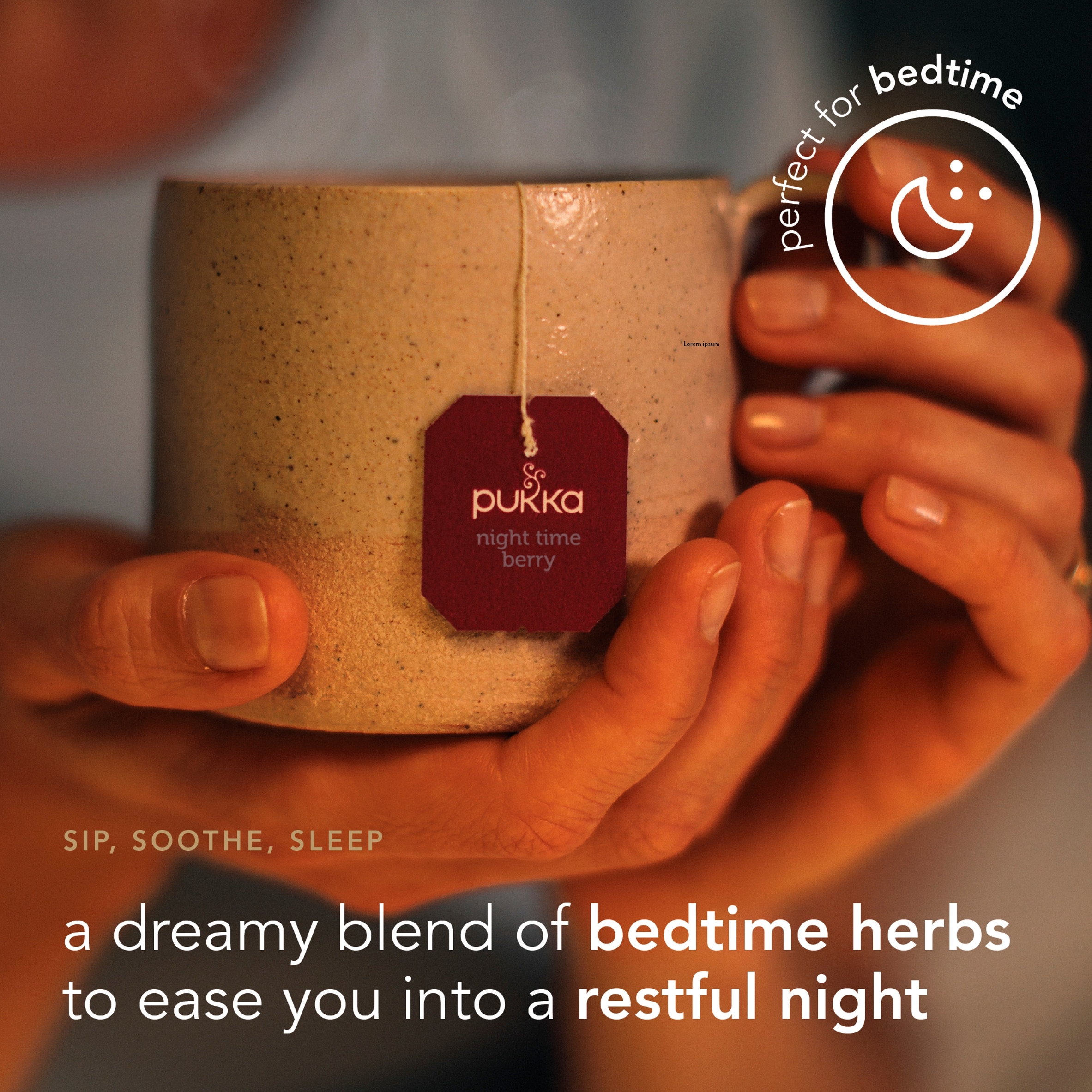 Pukka Organic Night Time Berry Herbal Tea With Chamomile 20 Sleep Tea Bags 32g thumbnail 4