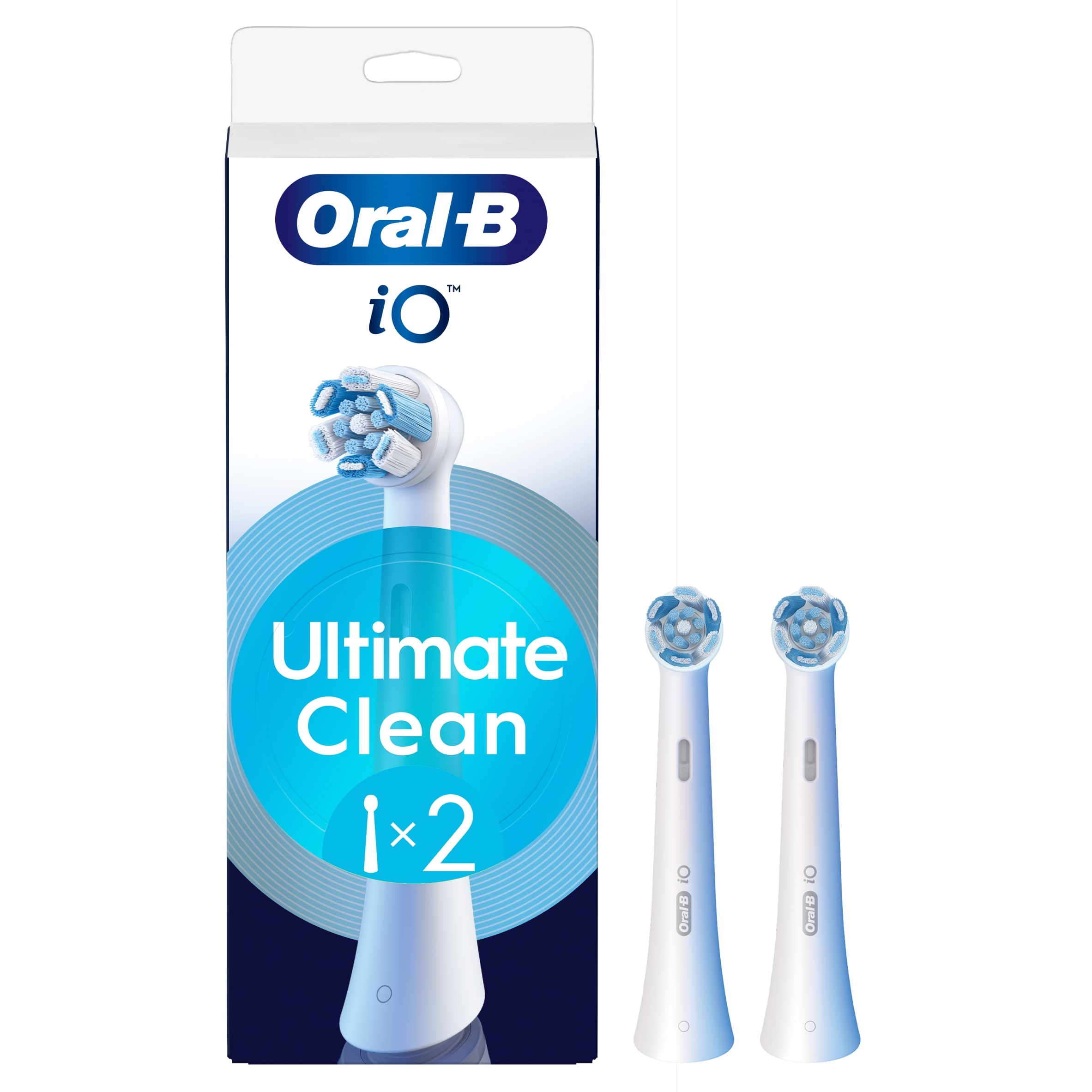 Oral-B iO Ultimate Clean White Toothbrush Heads 2 Pack