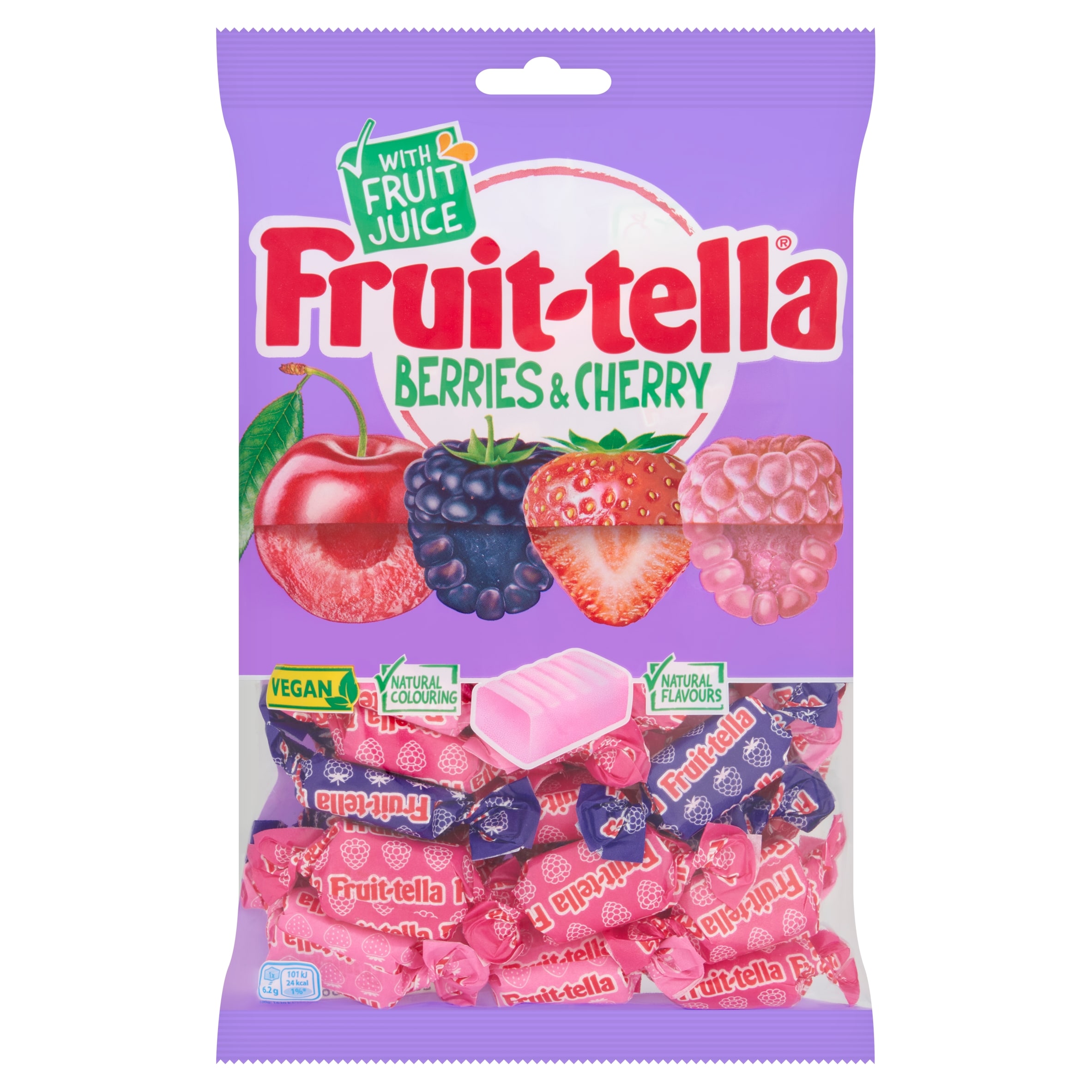 Fruittella Berry & Cherry Sweets Sharing Bag Bulk