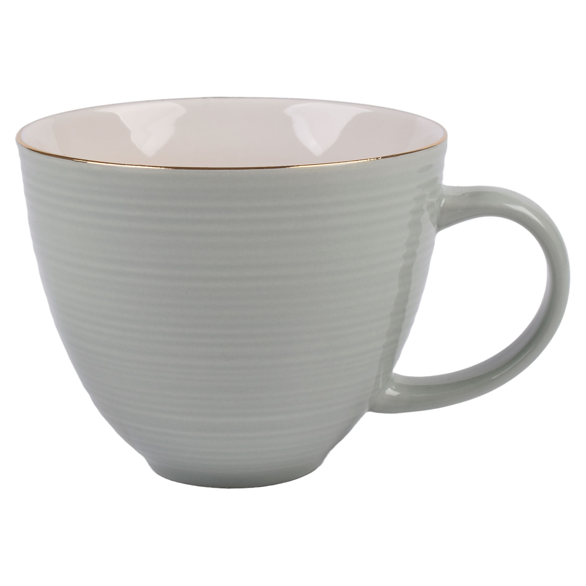 F&F Home Green Rib Cappucino Mug