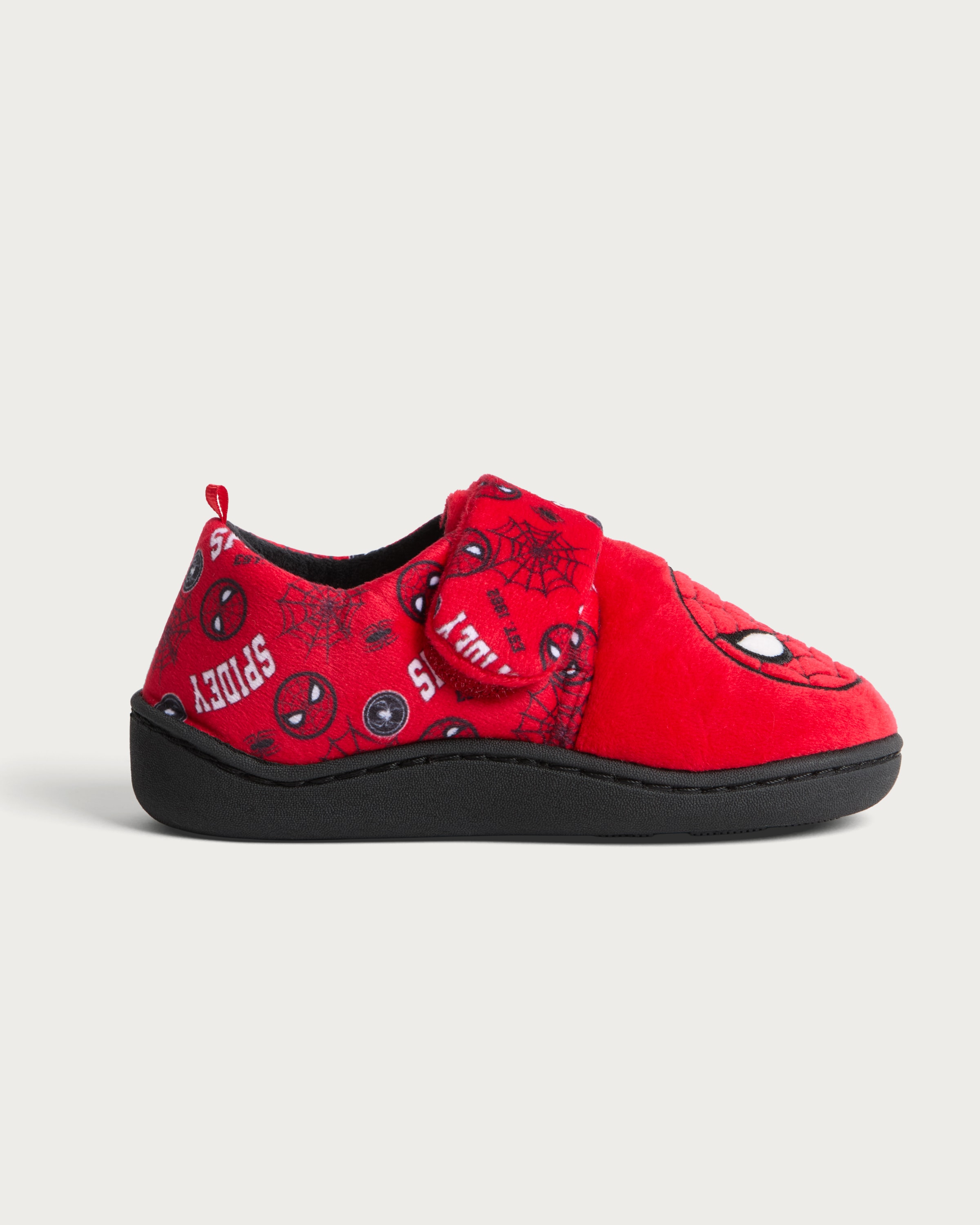 Marvel Spider-Man Touch Fastening Cupsole Slippers in Red