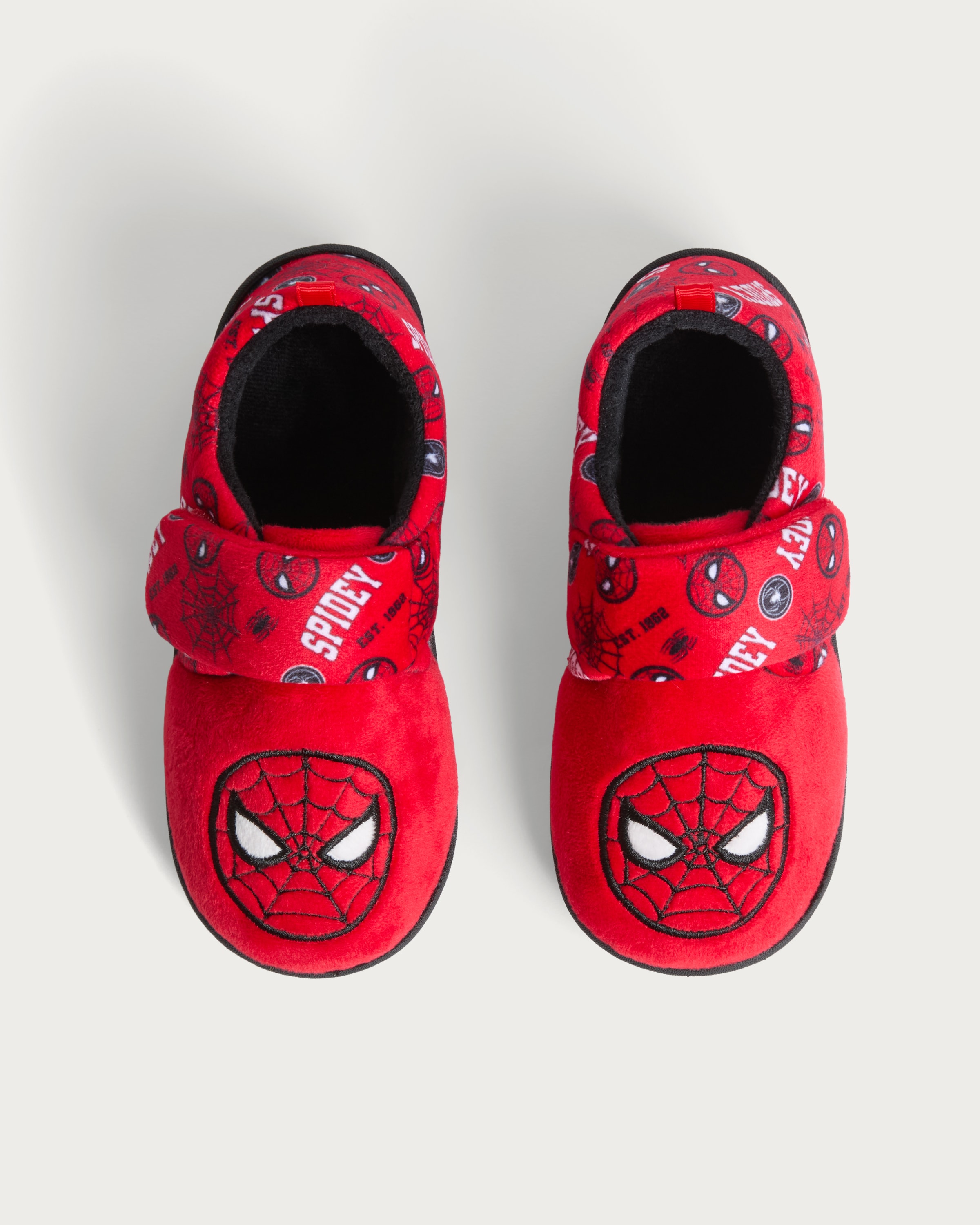 Marvel Spider-Man Touch Fastening Cupsole Slippers in Red thumbnail 2