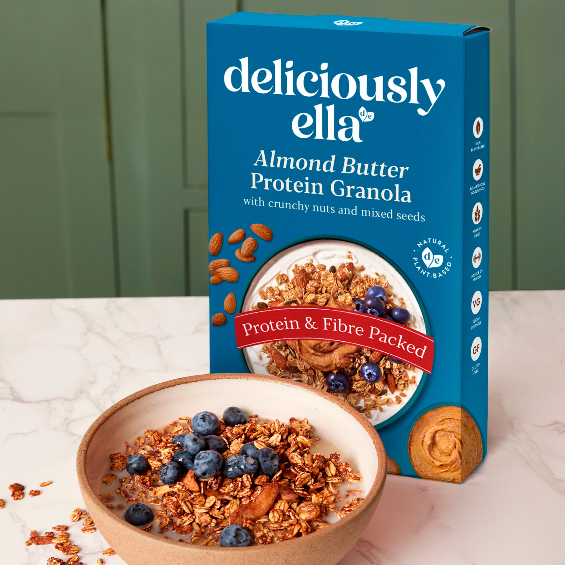 Deliciously Ella Almond Butter Protein Granola 350g  thumbnail 3