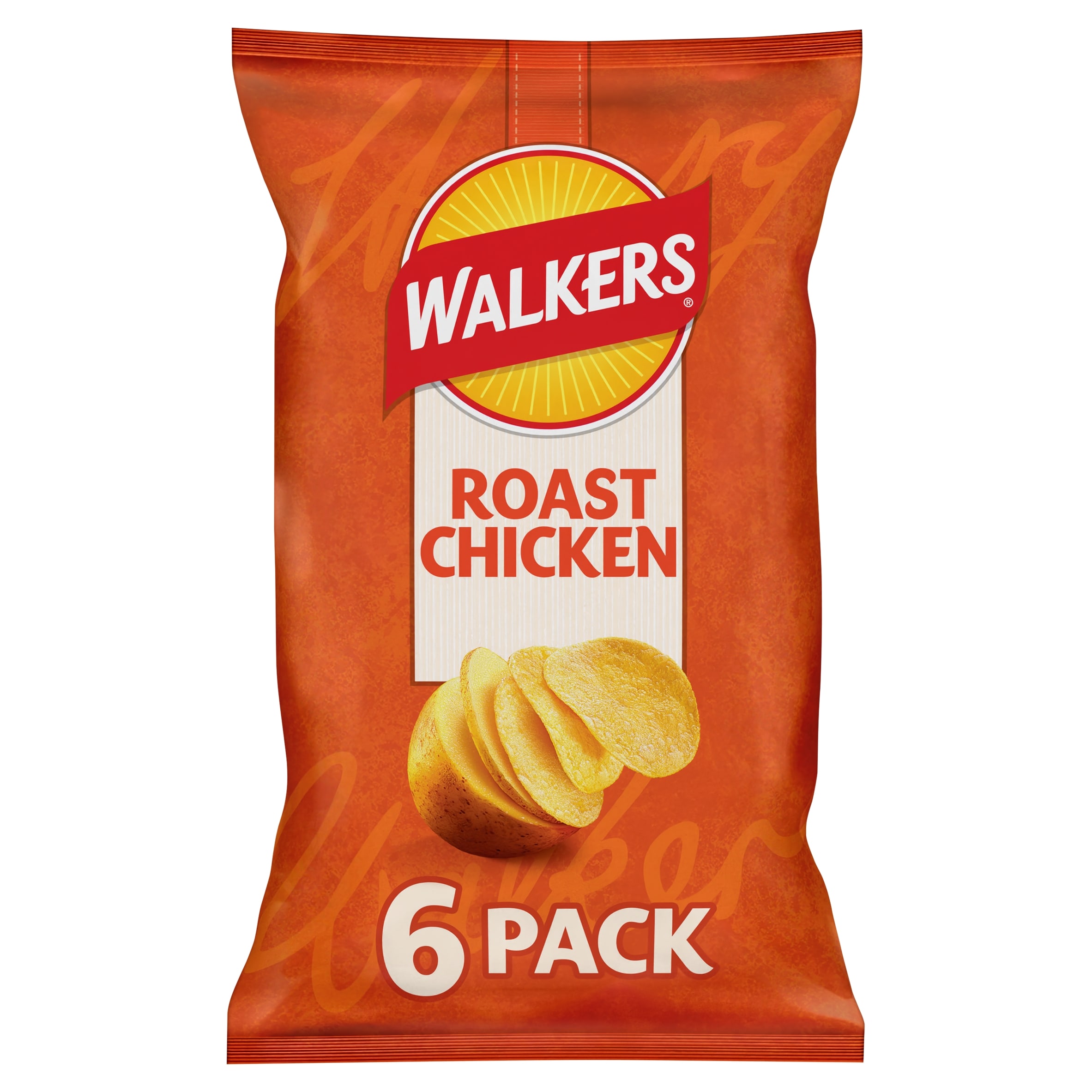 Walkers Roast Chicken Multipack Crisps 6 x 25g thumbnail 2