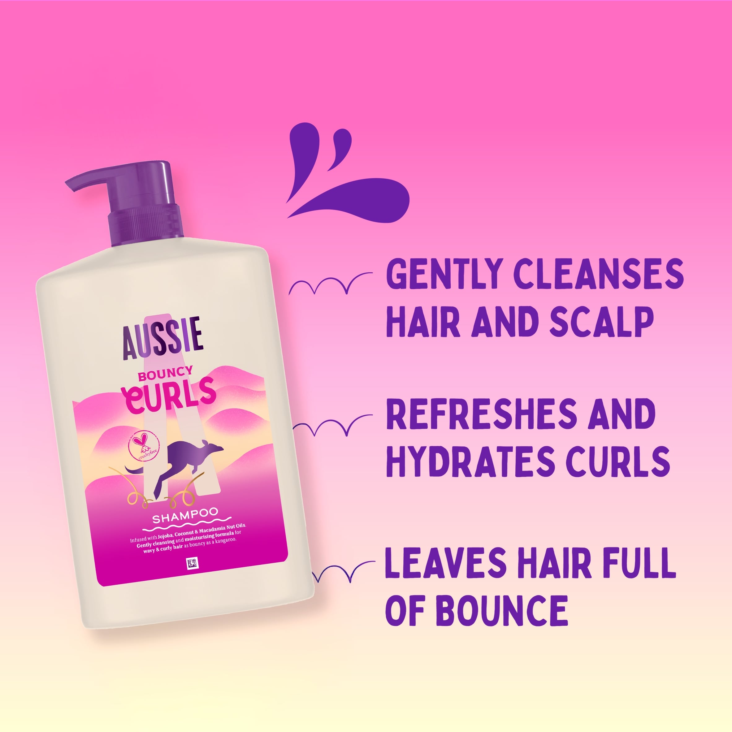 Aussie Bouncy Curls Shampoo  400ml thumbnail 2