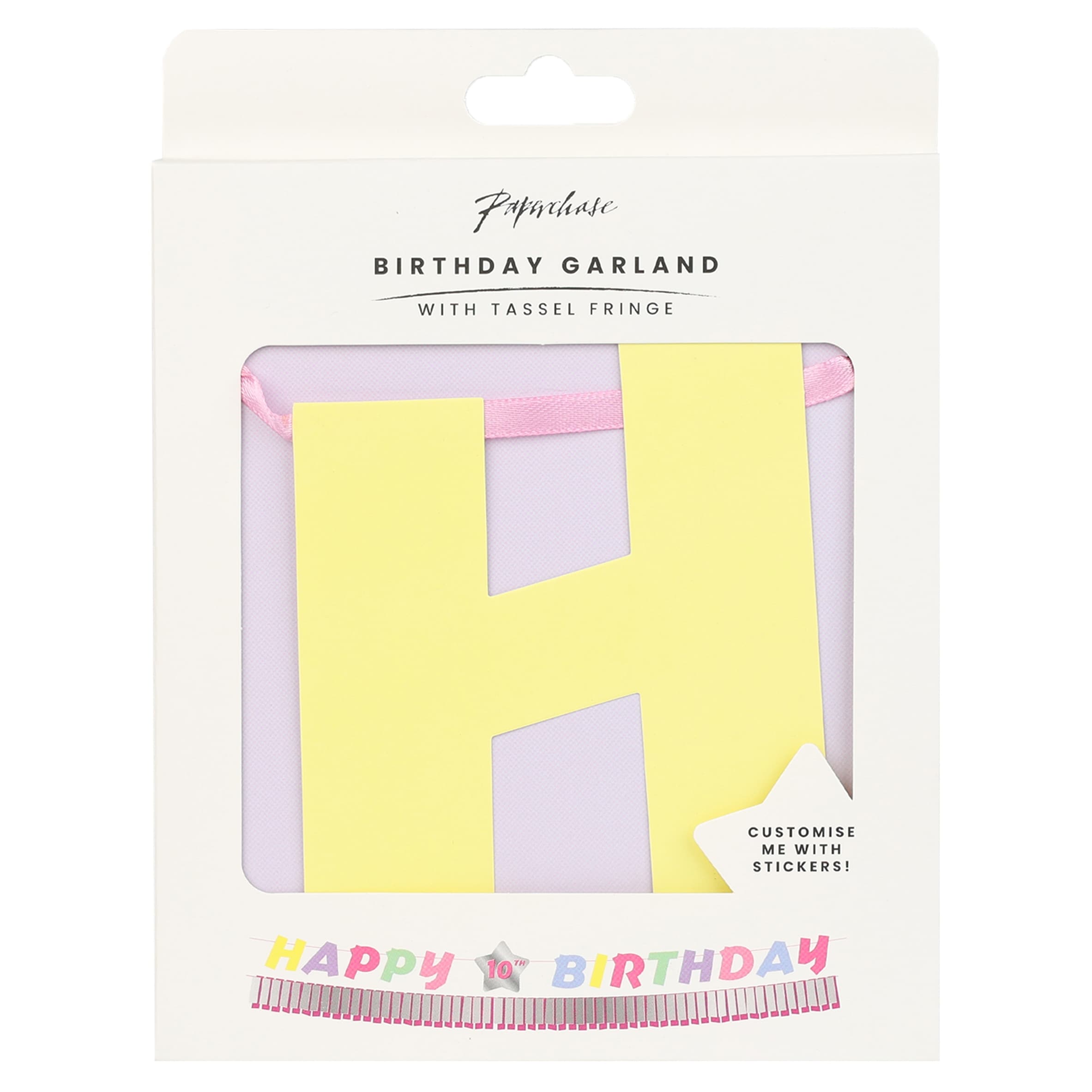 Paperchase Happy Birthday Fringe Banner Ombre
