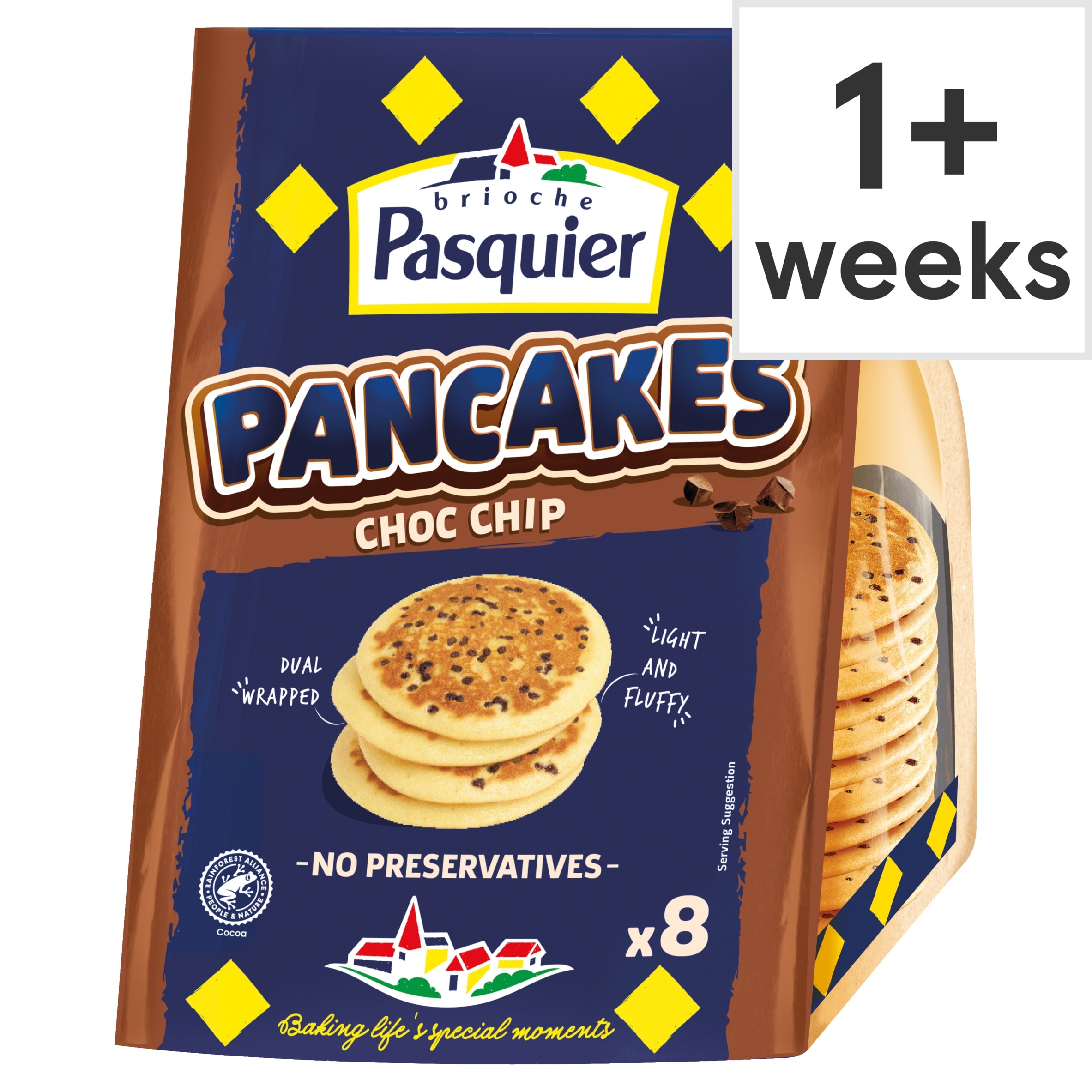 Brioche Pasquier Choc Chip Pancakes