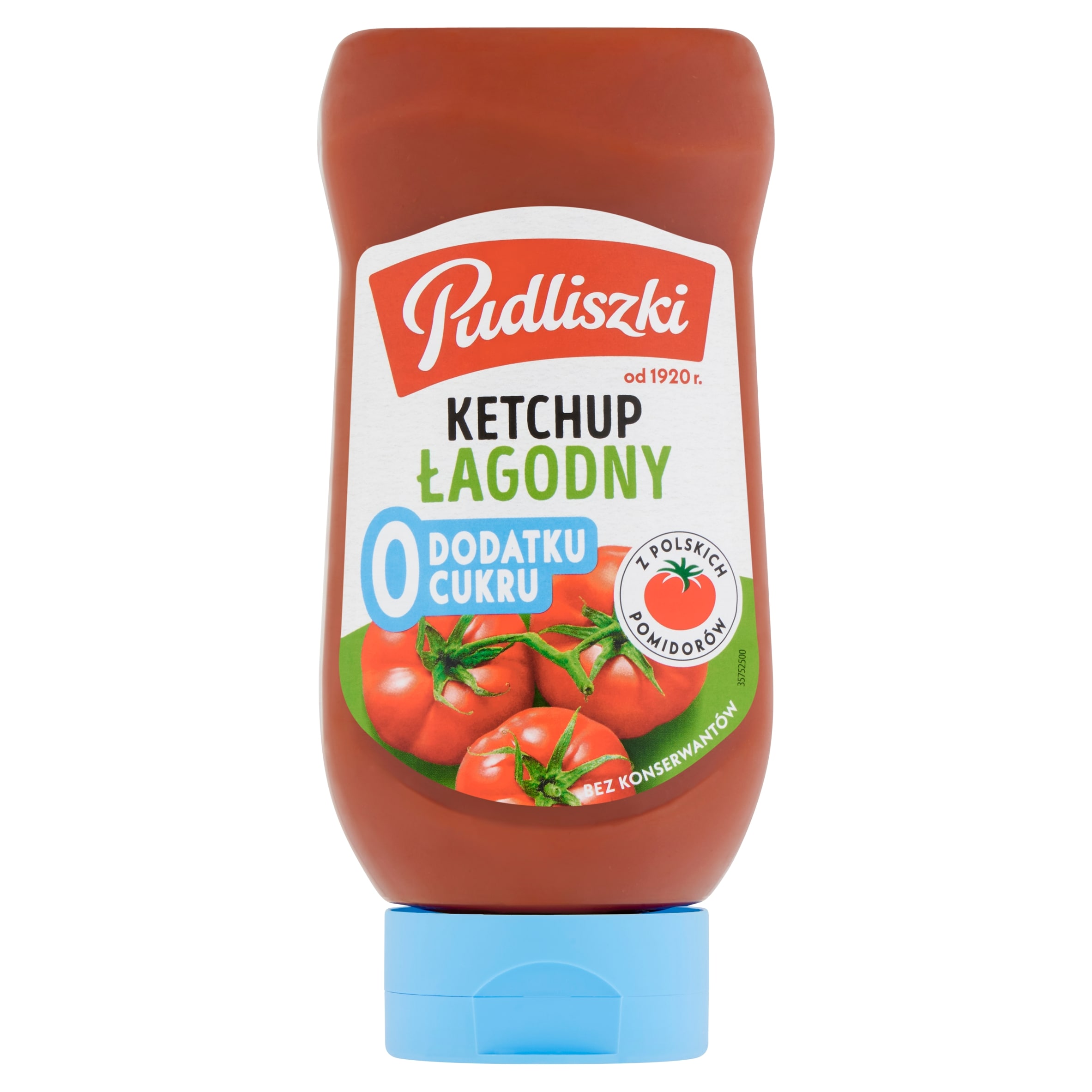 Pudliszki Mild Tomato Ketchup Zero Sugar 440g