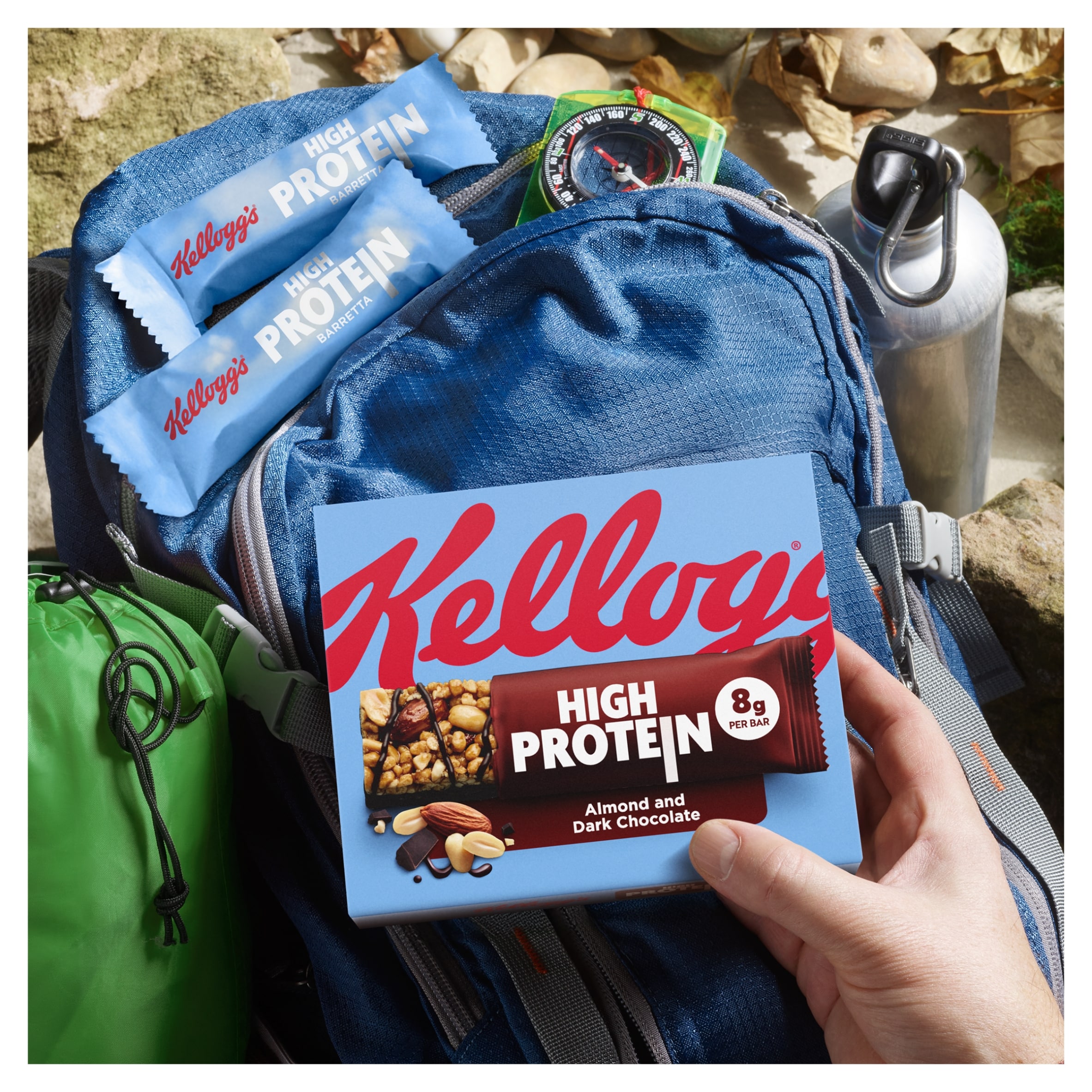 Kellogg's High Protein Almond & Dark Chocolate 4x35g thumbnail 3