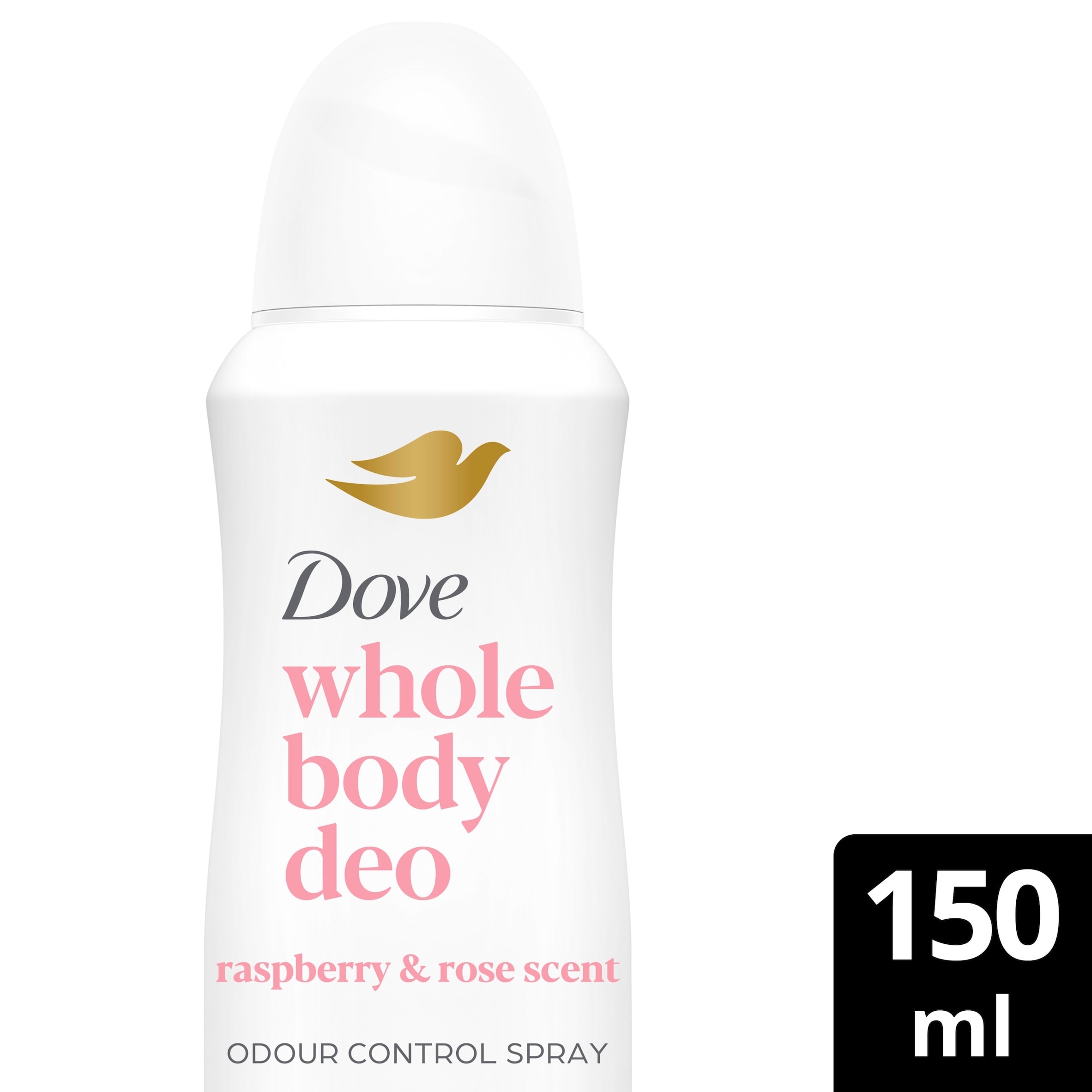 Dove Raspberry & Rose Whole Body Deodorant Spray 48h Odour Control 150ml