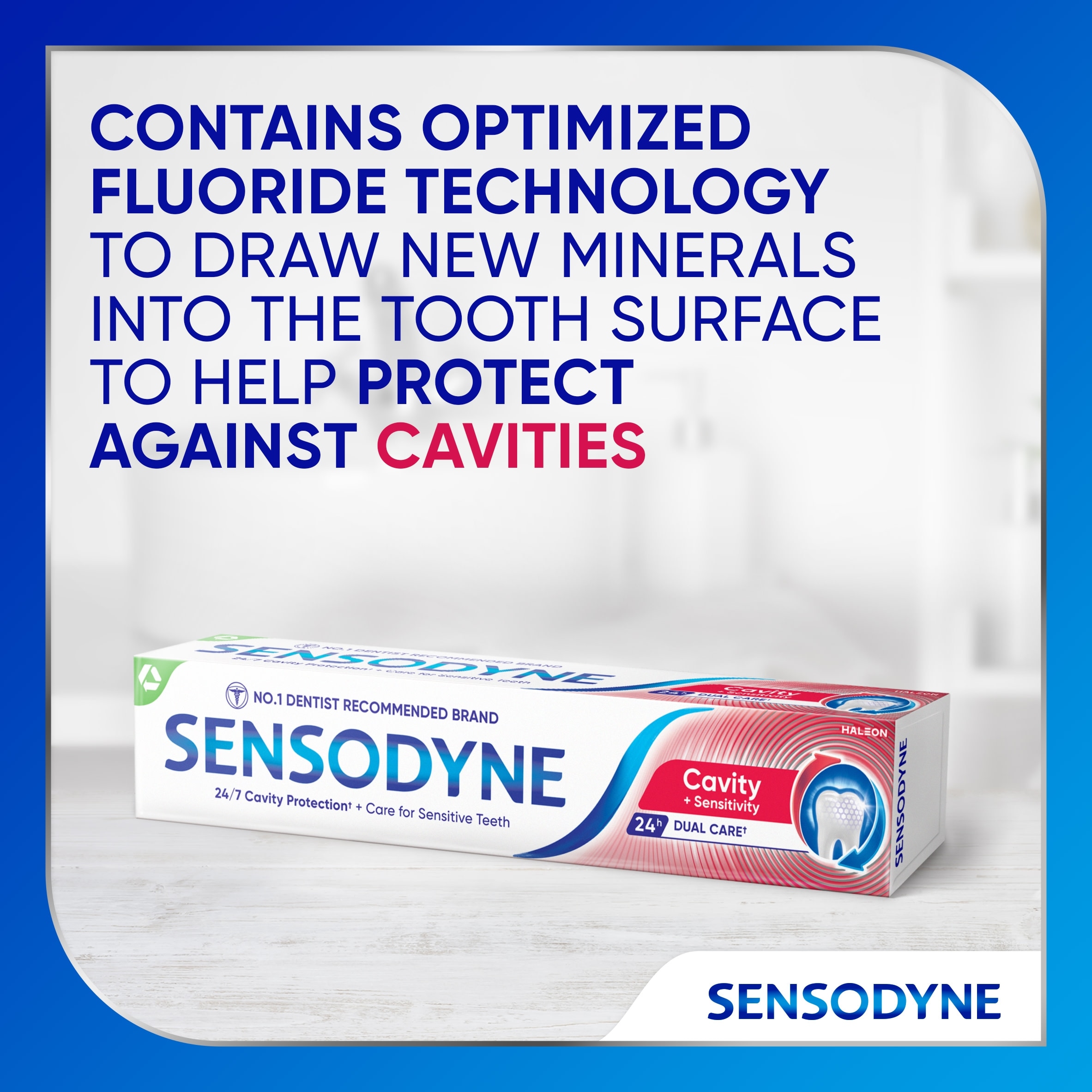 Sensodyne Cavity & Sensitivity Toothpaste 75ml thumbnail 5