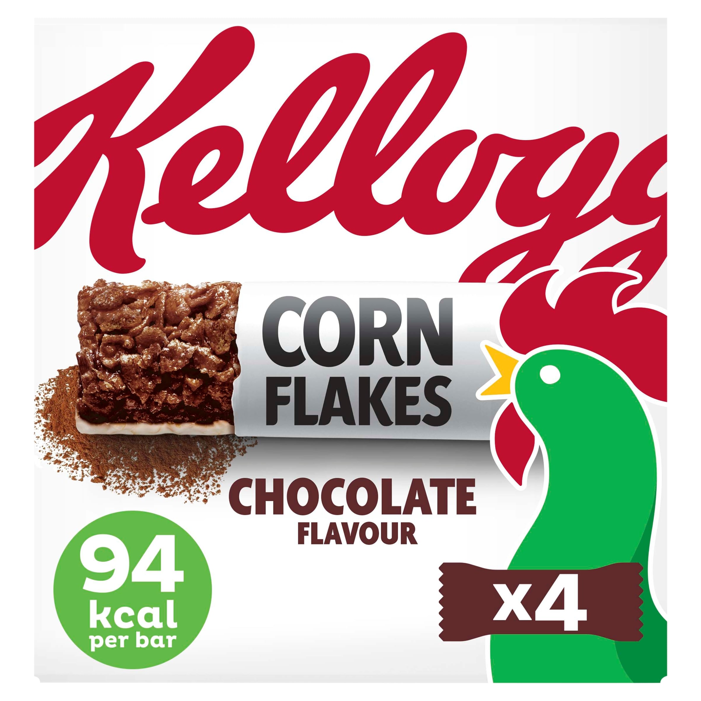 Kellogg's Corn Flakes Chocolate Cereal Milk Snack Bars 4x24g