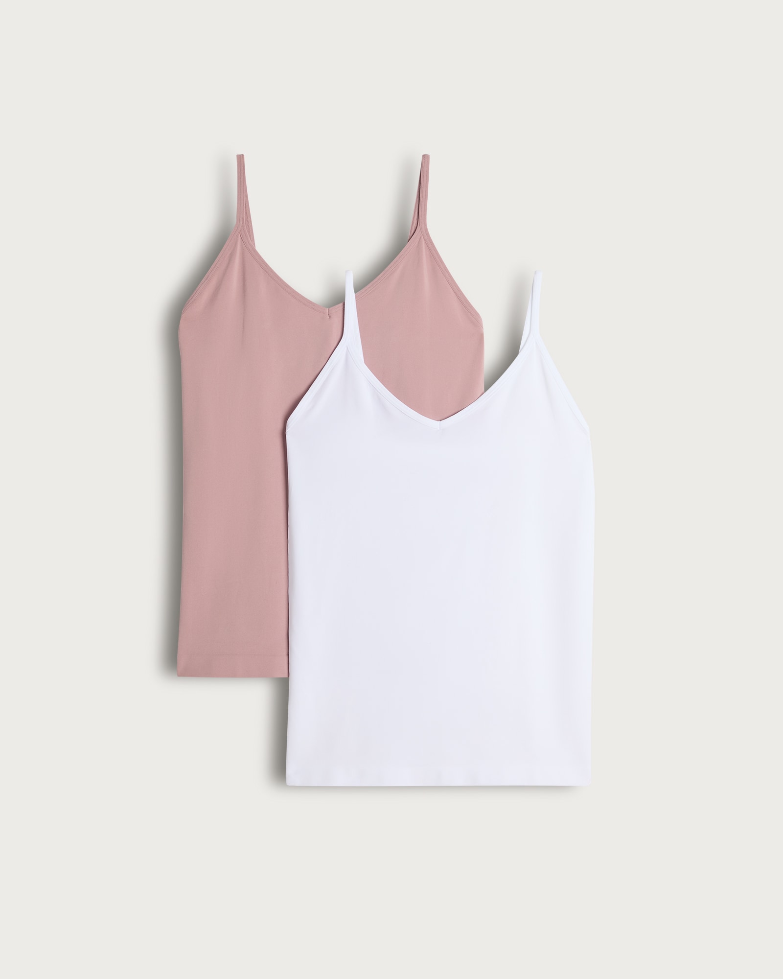F&F 2-Pack Contour Seamless Spaghetti Strap Camisoles in Multi thumbnail 4