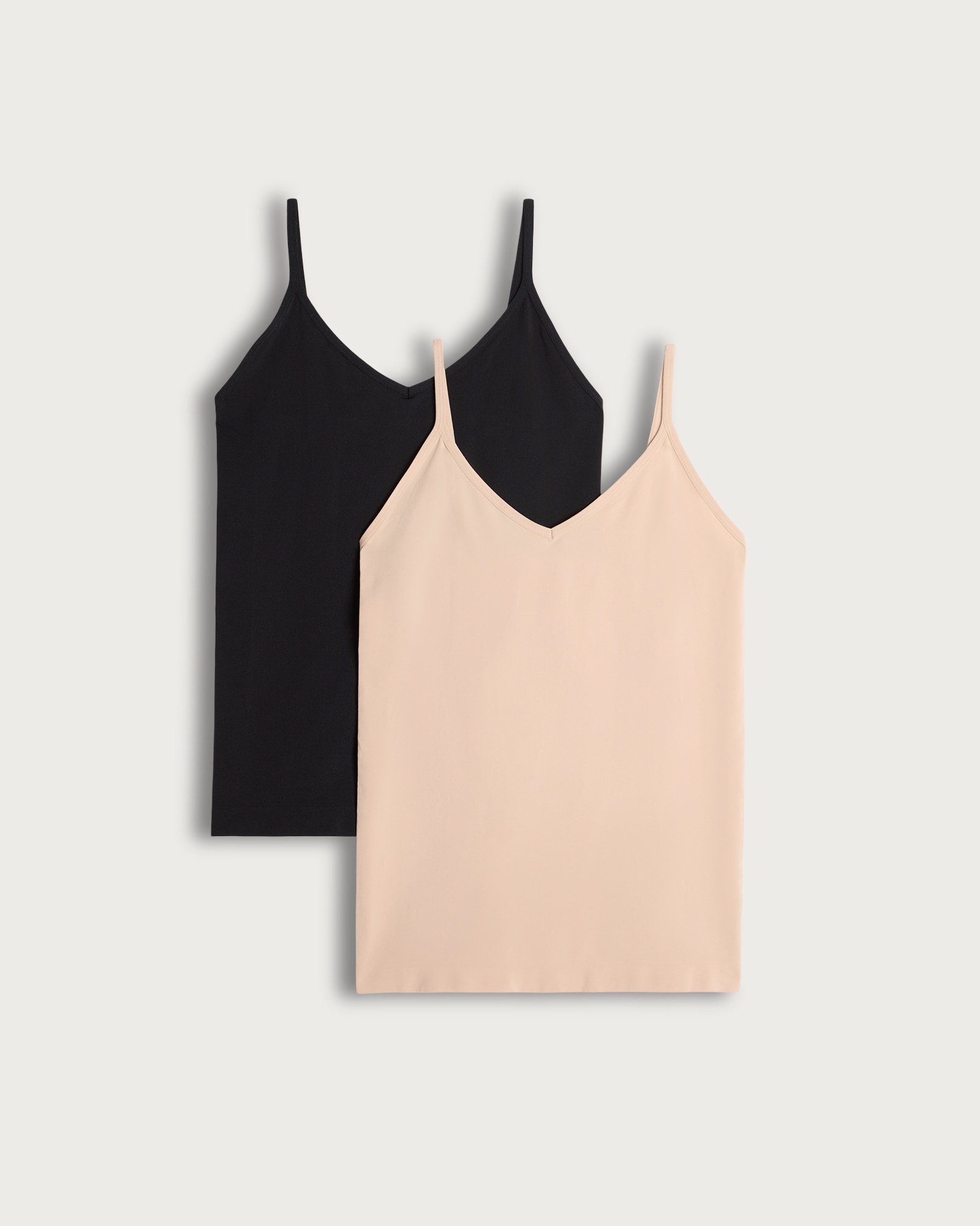 F&F 2-Pack Contour Seamfree Spaghetti Strap Camisoles in Multi thumbnail 4