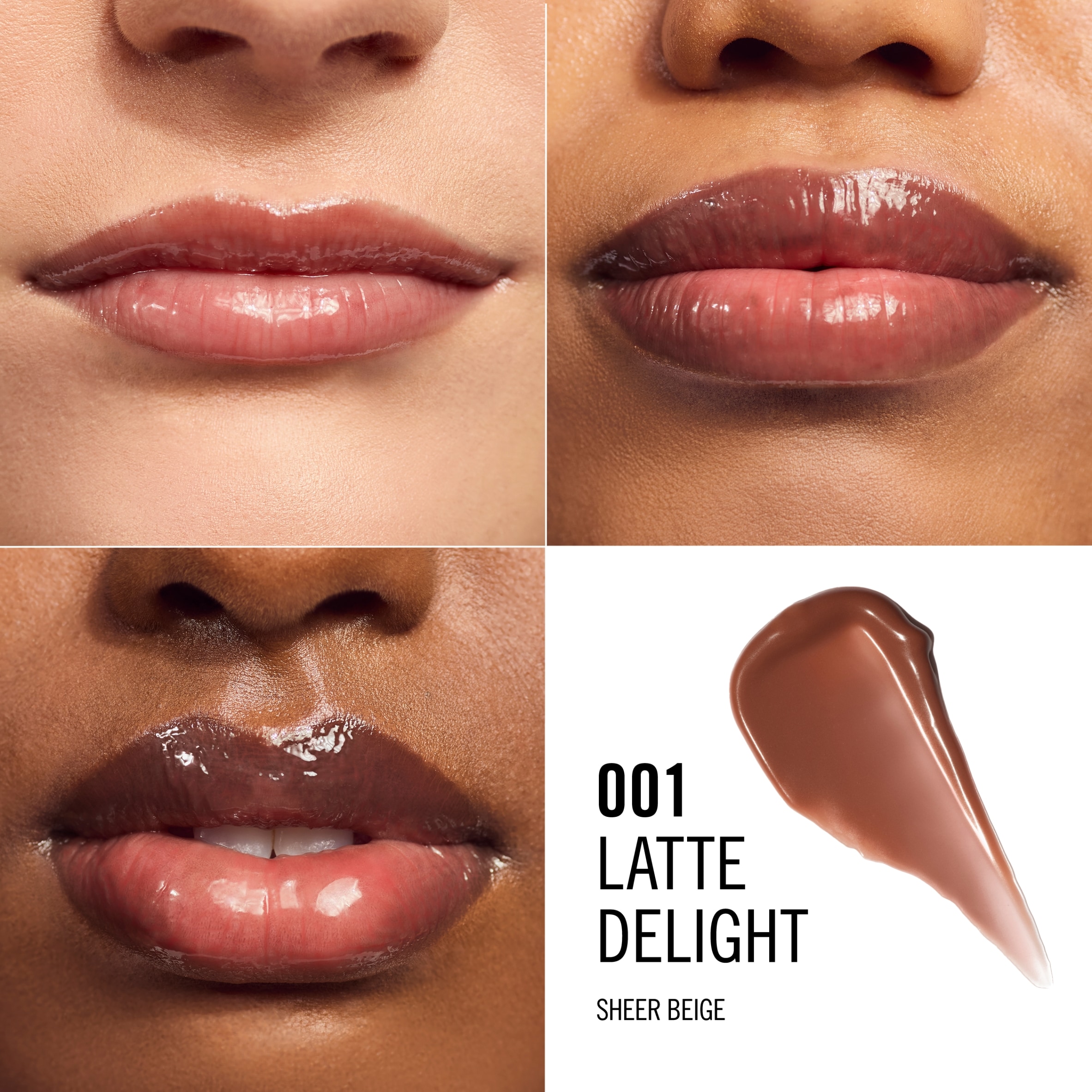 Rimmel Oh My Gloss! Butter Me Up Lip Butter Balm 001 Latte Delight 15ml thumbnail 3