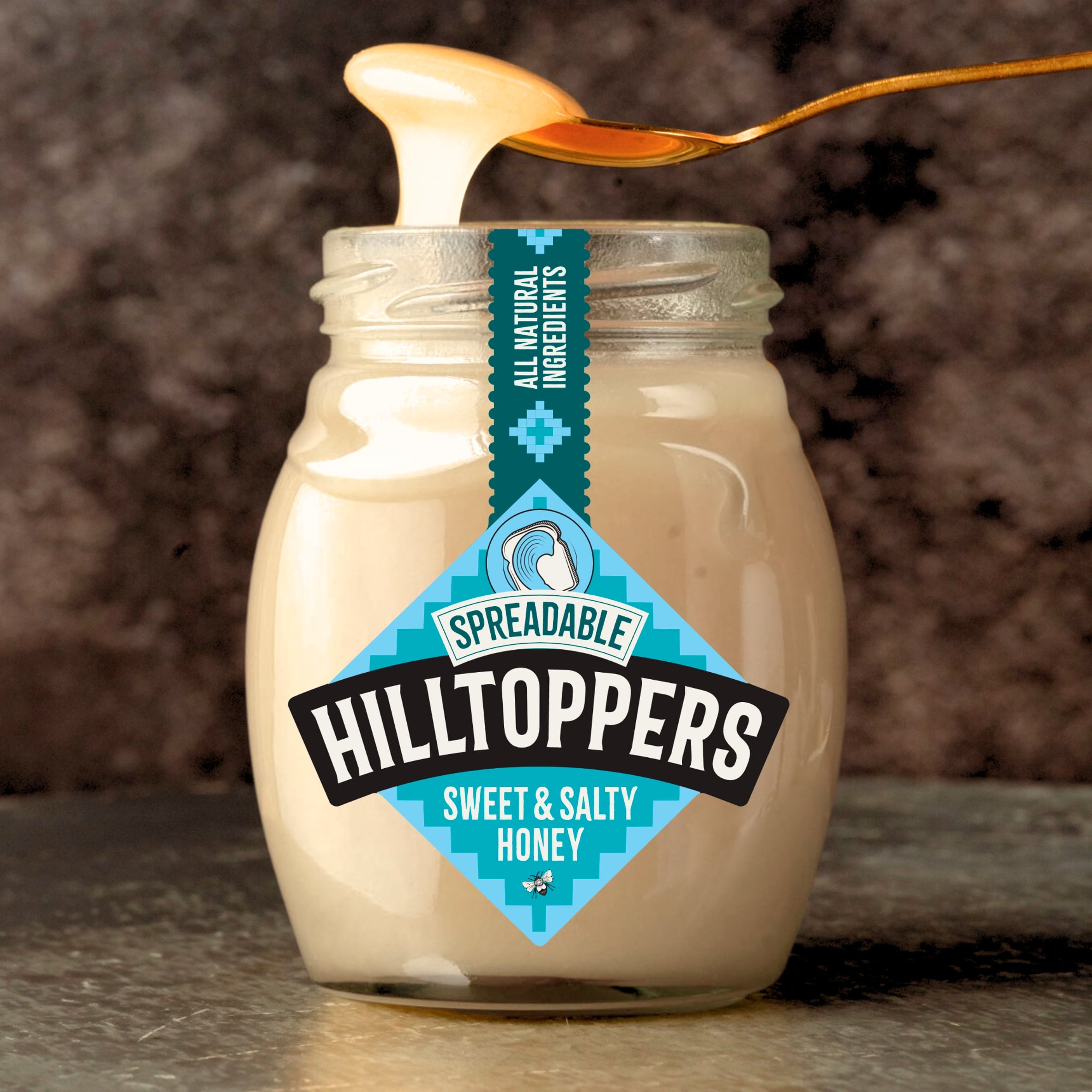 Hilltoppers Sweet & Salted Honey Spread 225g thumbnail 2
