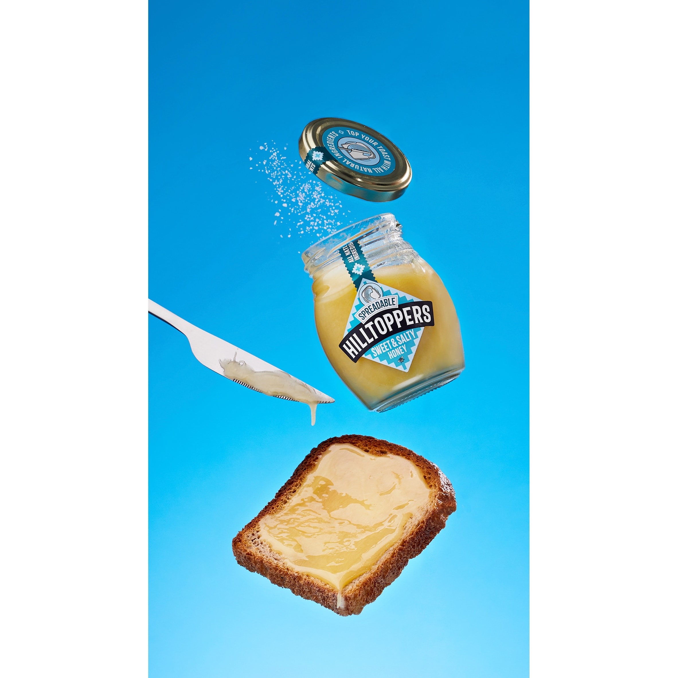 Hilltoppers Sweet & Salted Honey Spread 225g thumbnail 3