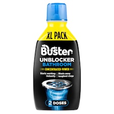 Buster 2 Dose Bathroom Unblocker 600ml