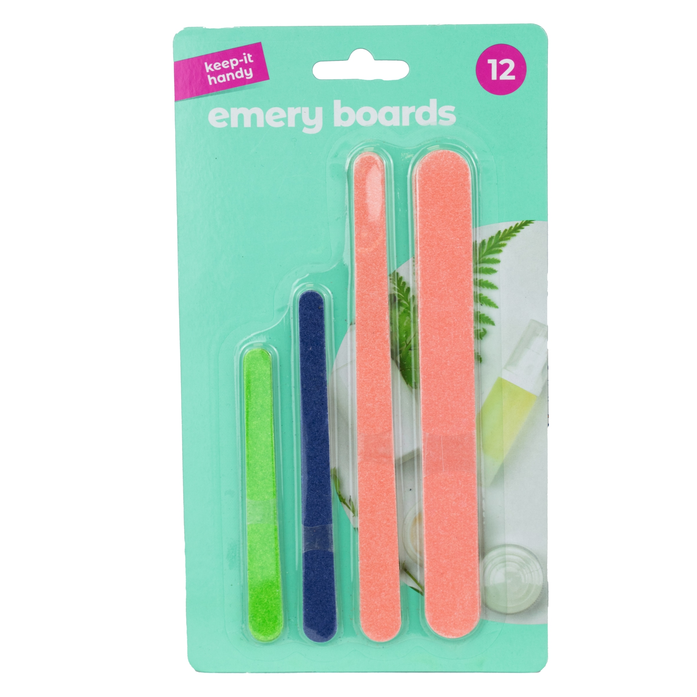 Keep it Handy Smooth Finish Assorted Emery Boards Assorted 12pk