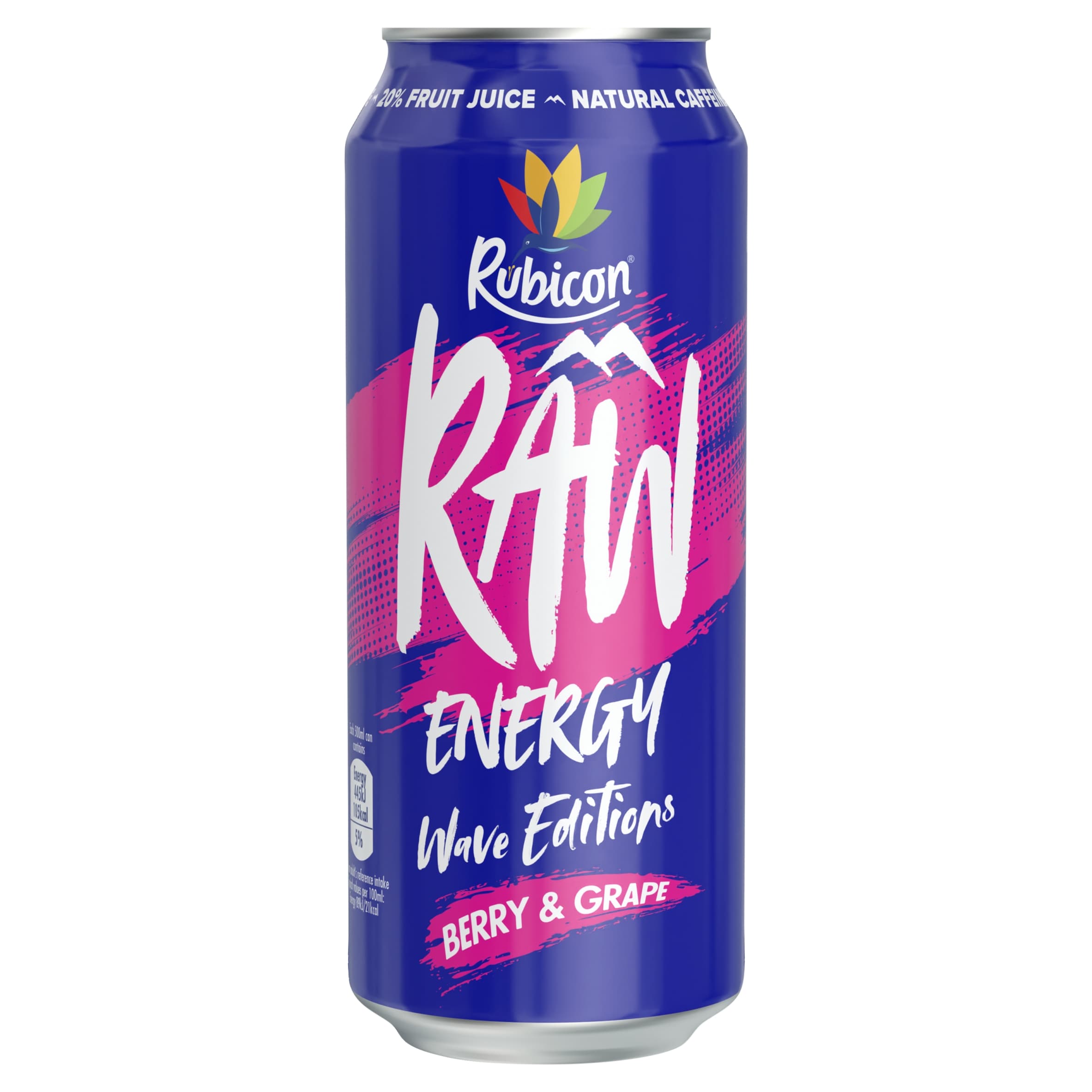 Rubicon RAW Energy Wave Berry & Grape 500ml