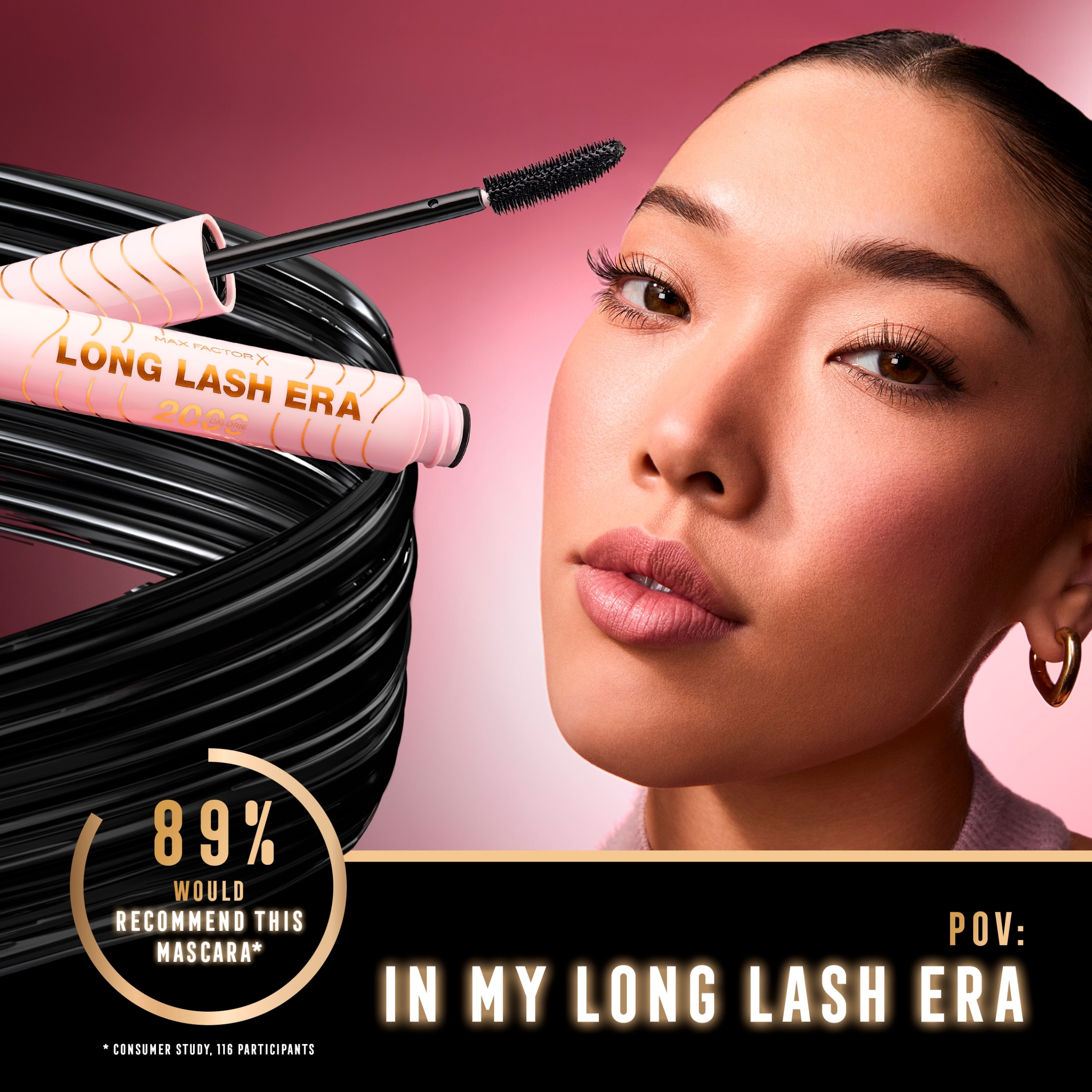 Max Factor 2000 Calorie Long Lash Era Mascara Black 7.8ml thumbnail 4