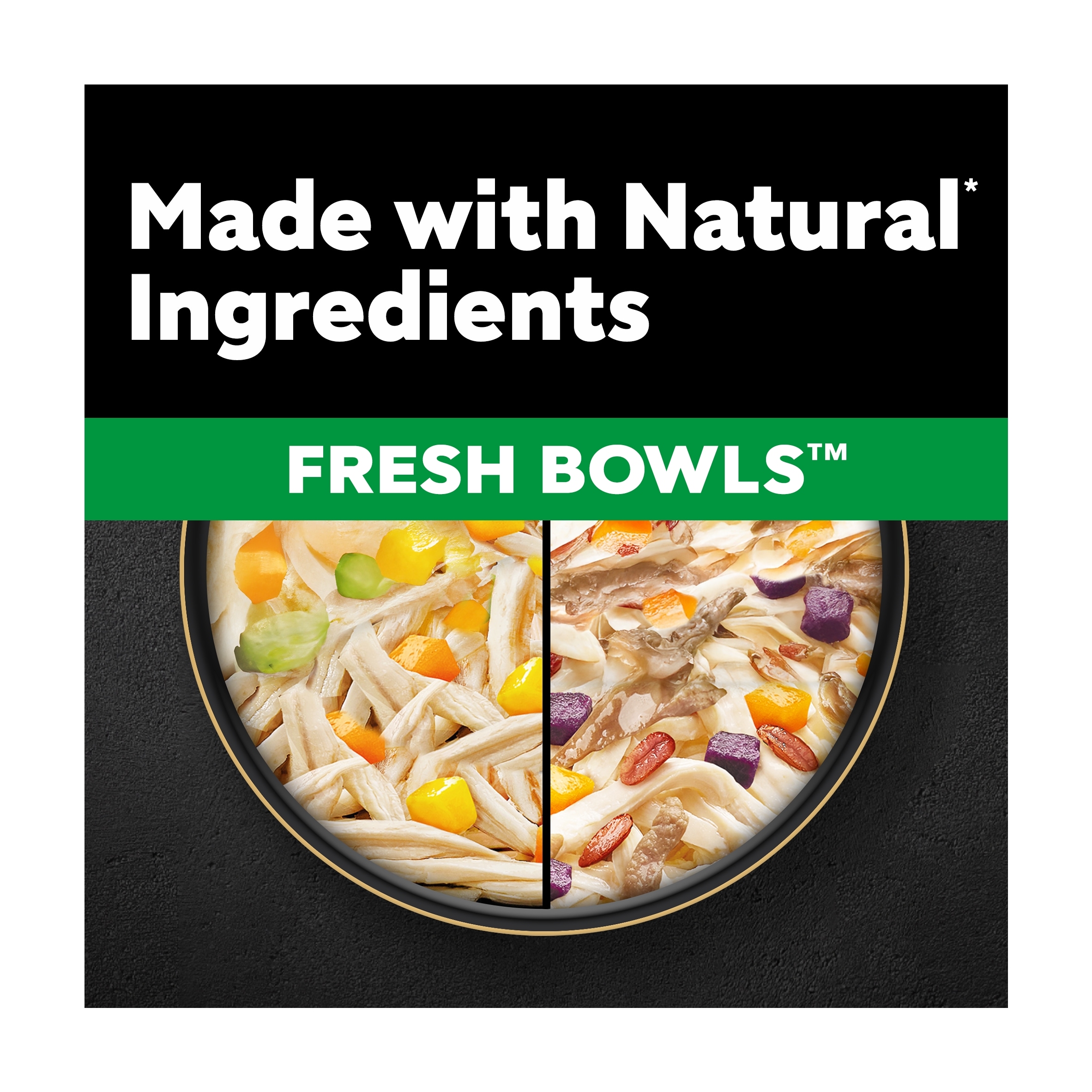 CESAR Wet Dog Food Fresh Bowls mixed selection of Poultry and Fresh Vegetables 6 x 85g thumbnail 3