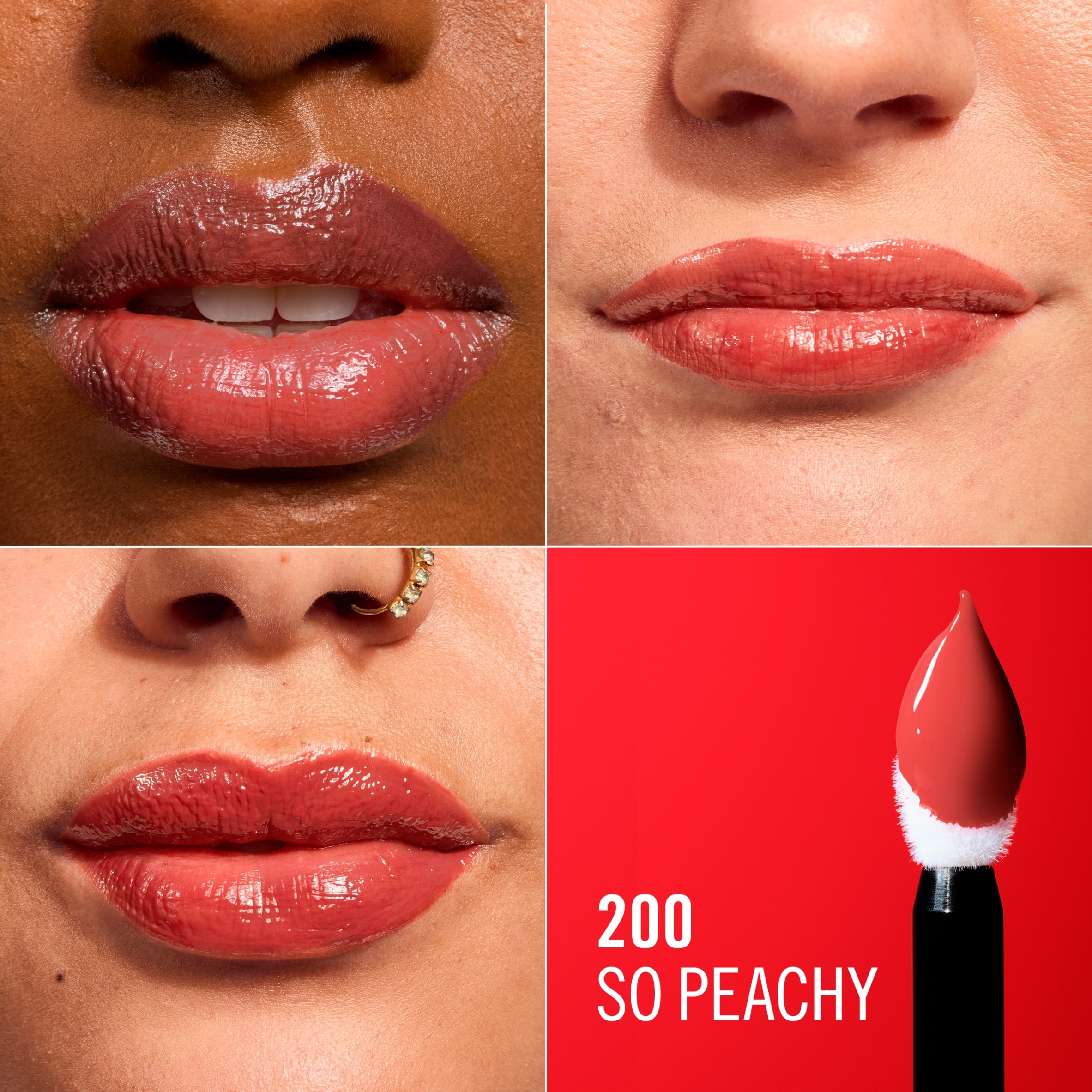 Rimmel Thrill Seeker Lip Latex 200 So Peachy 6ml thumbnail 3