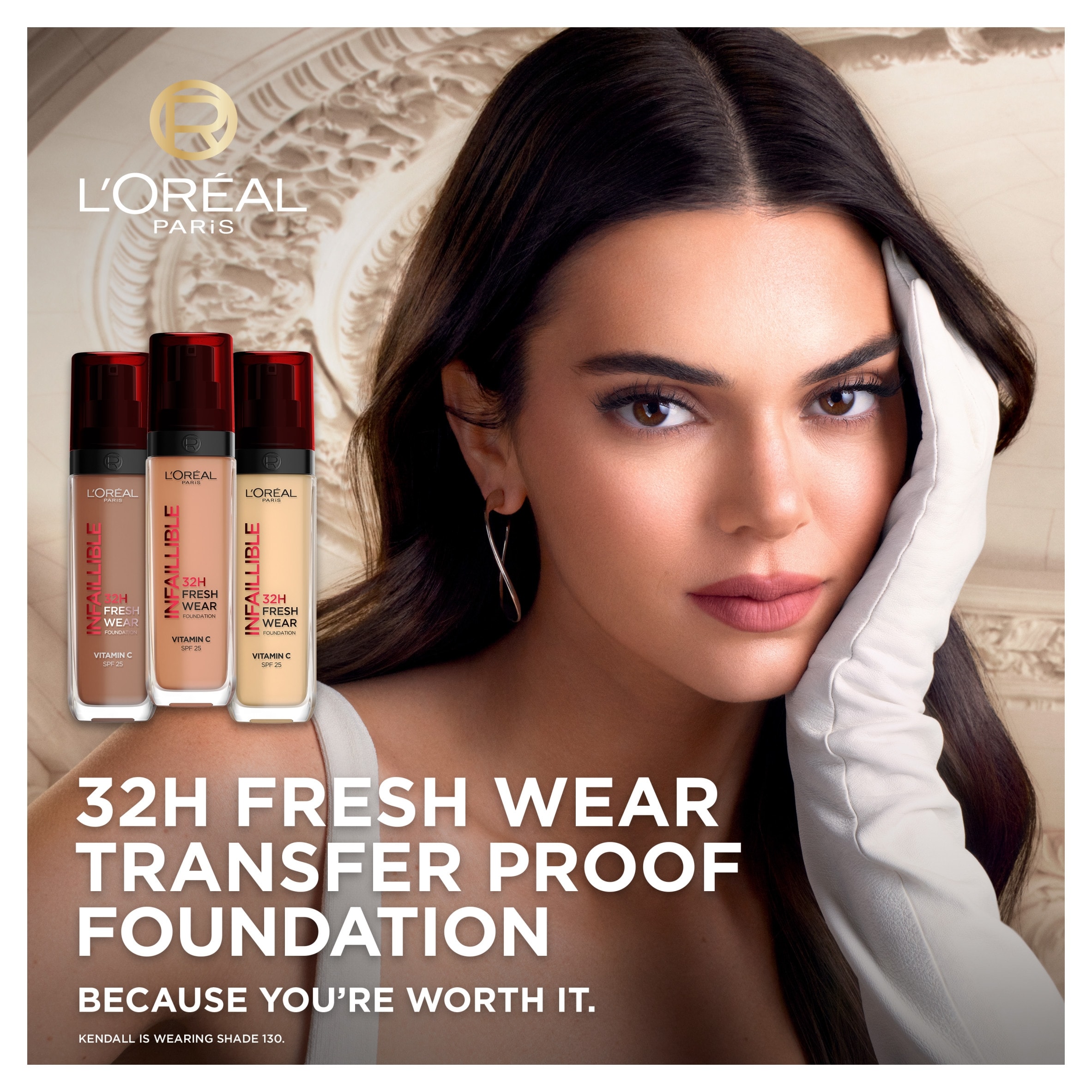 L'Oréal Paris Infaillible 32H Fresh Wear Foundation, Shade 20, 30ml  thumbnail 2