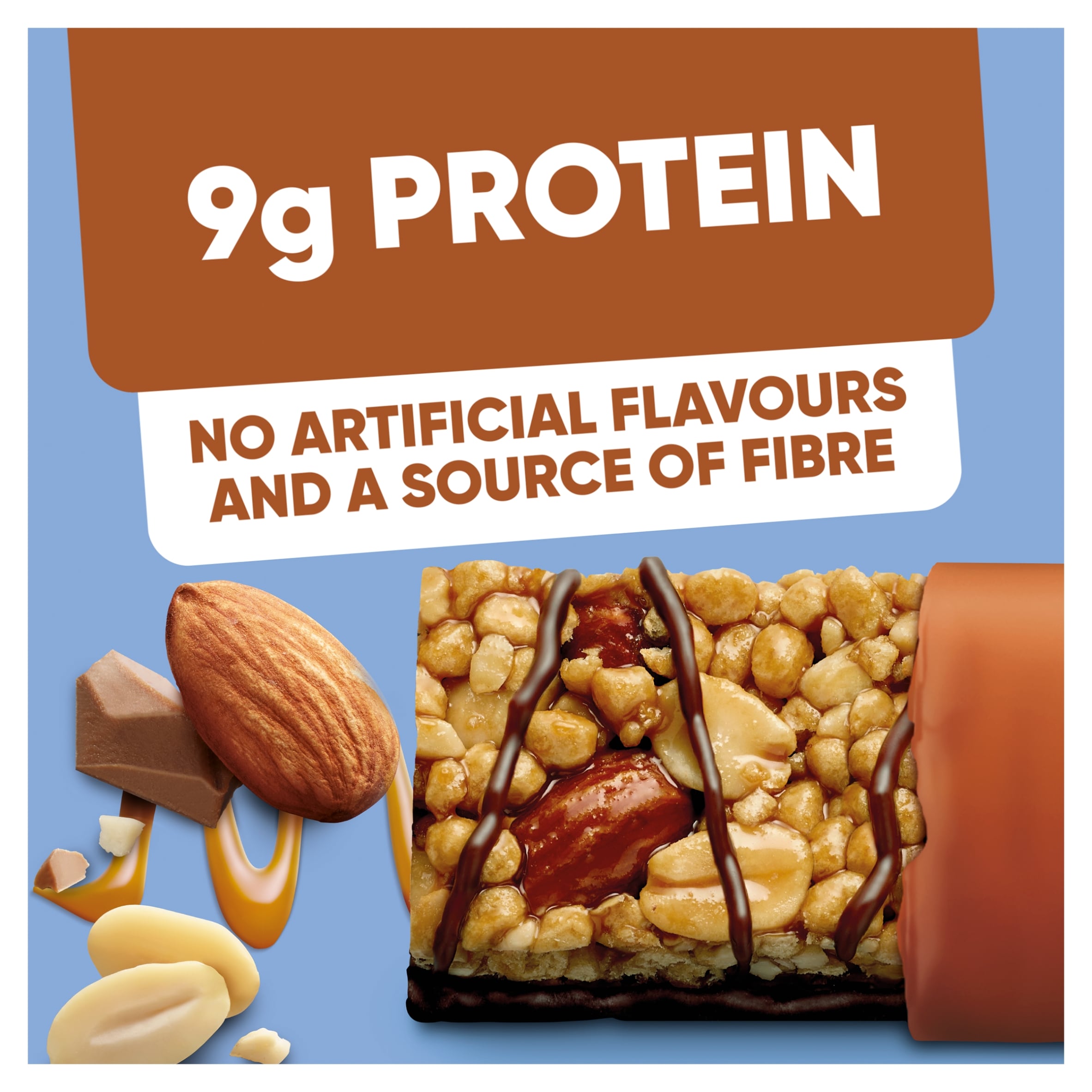 Kellogg's High Protein Almond & Salted Caramel Flavour 4x35g thumbnail 2
