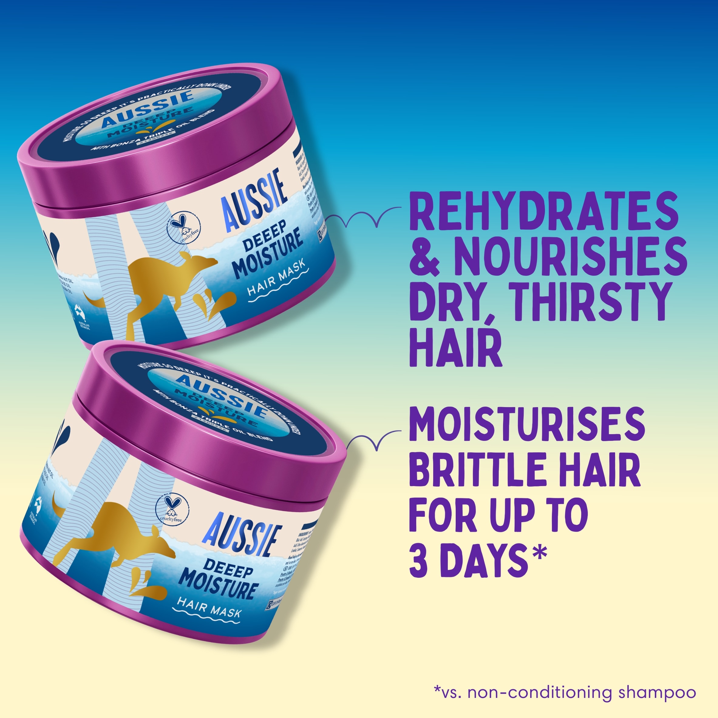 Aussie Deep Moisture Hair Mask 500Ml thumbnail 2