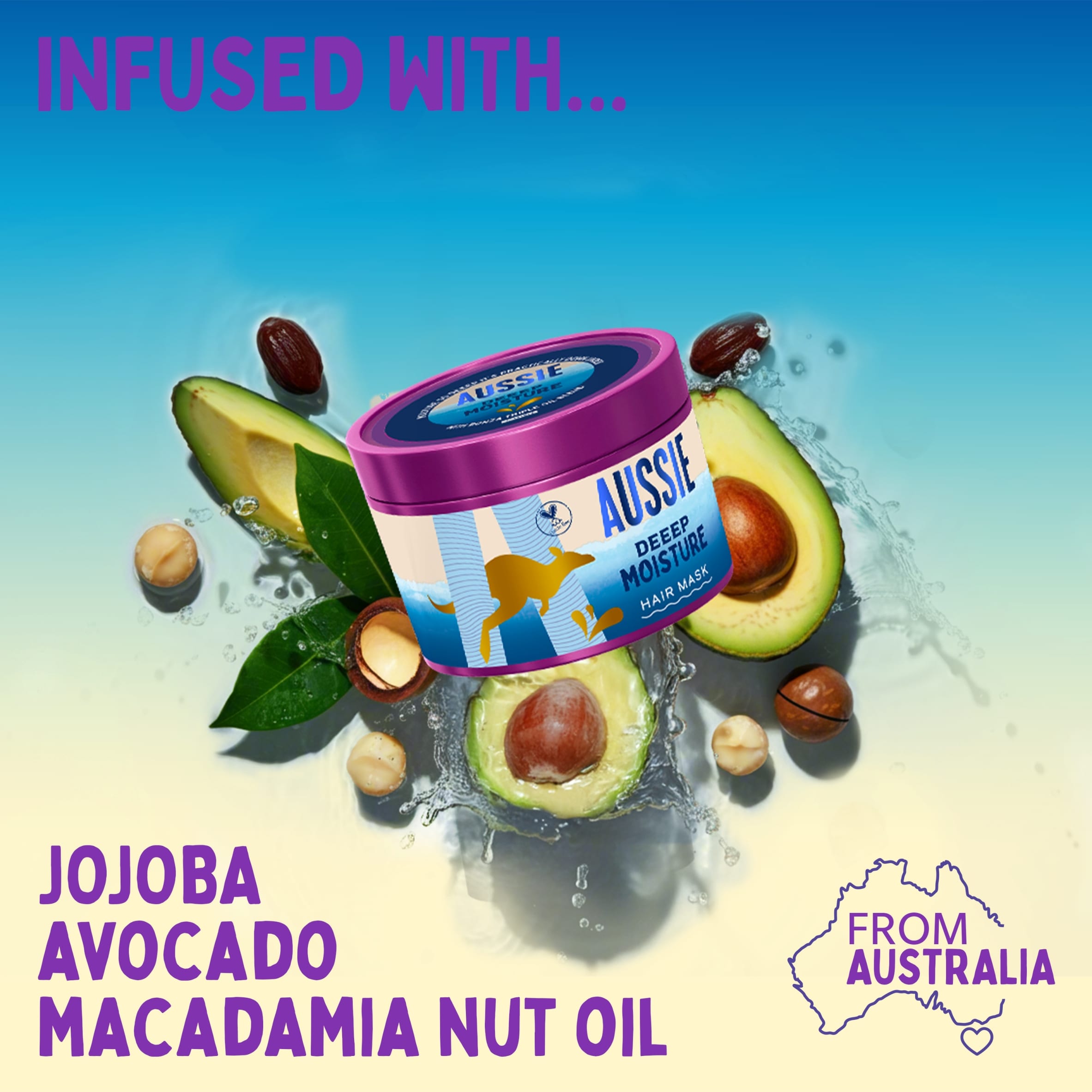 Aussie Deep Moisture Hair Mask 500Ml thumbnail 4